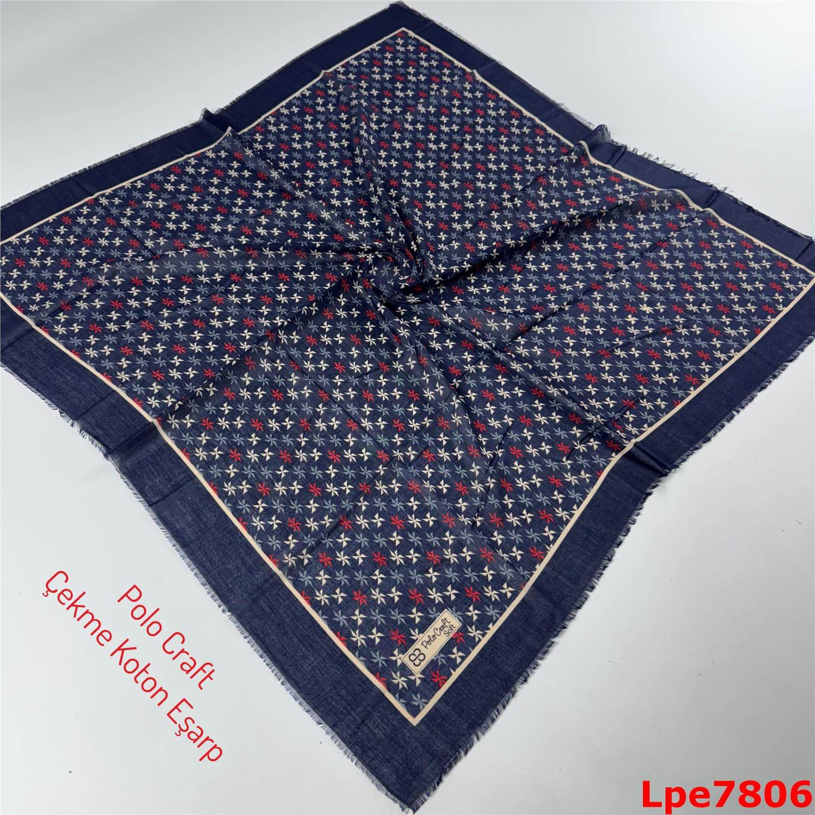 O-054 Polo Craft Çekme Coton Eşarp