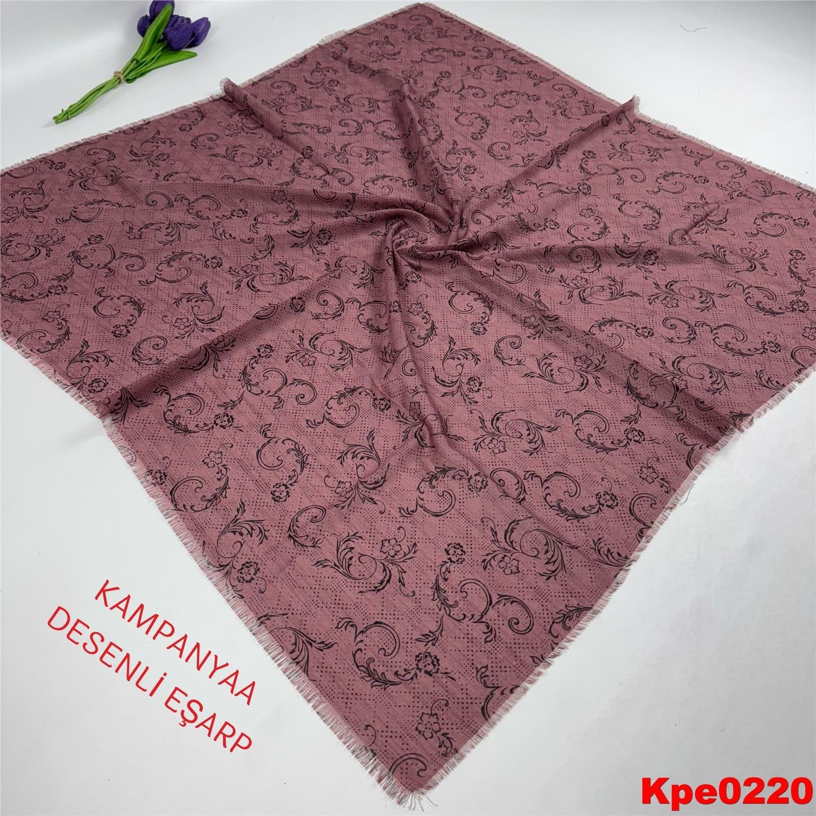 A-0252 Kampanya Desenli Eşarp