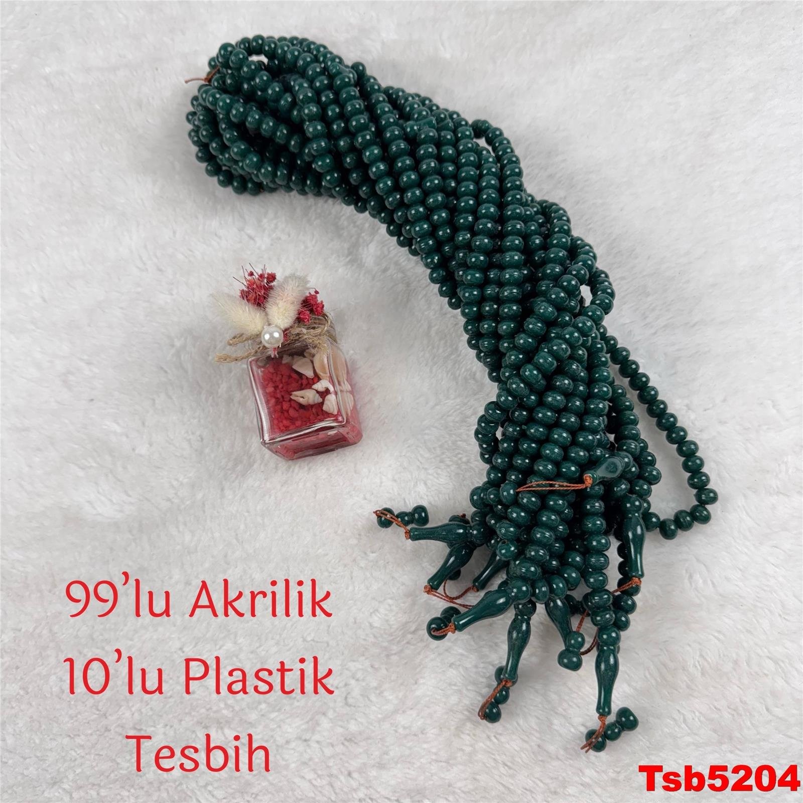 V-180 10'lu Akrilik 99luk Tesbih