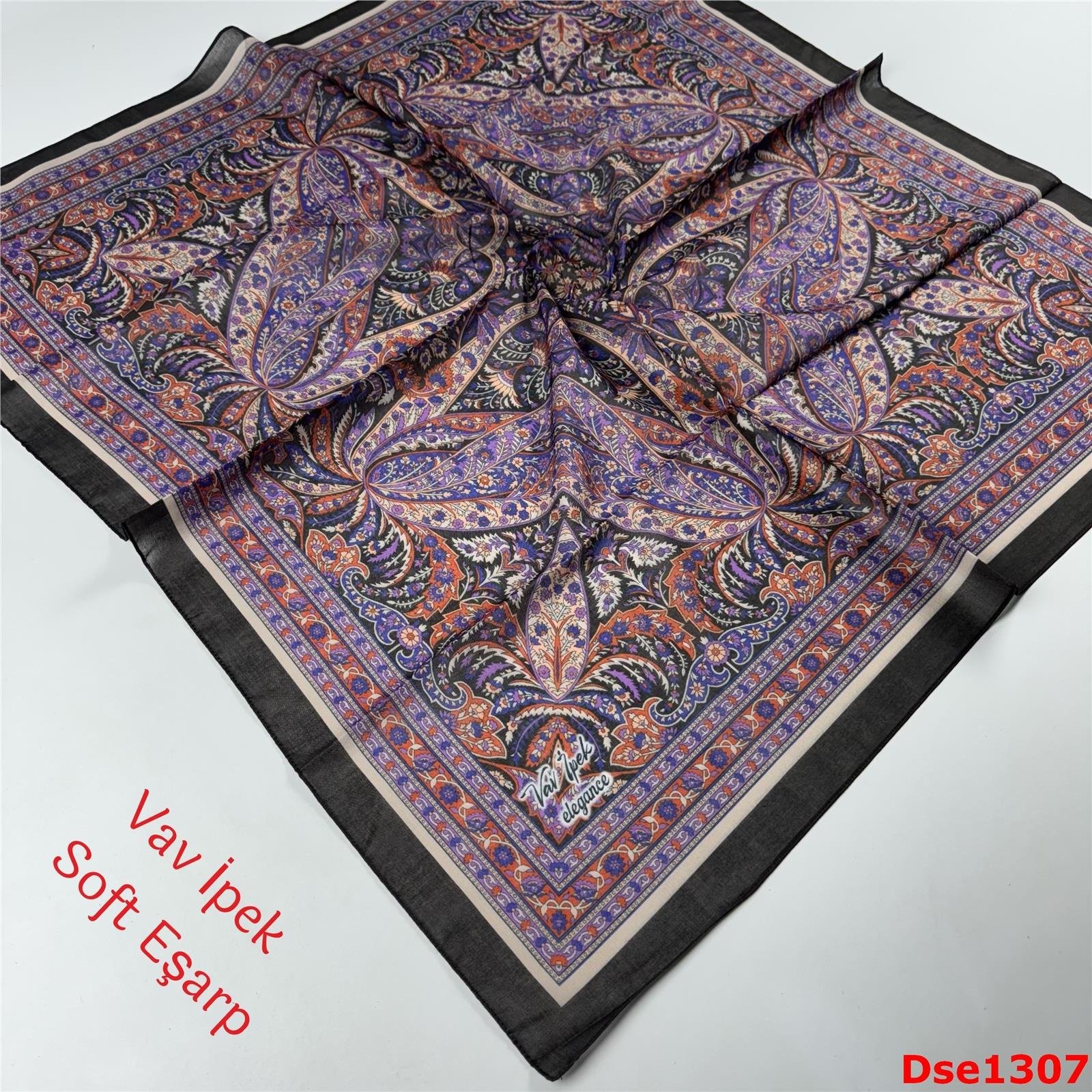 R-124 Vav İpek Soft Eşarp