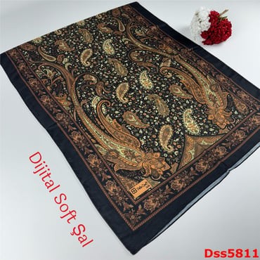 Y-057 Dijital Soft Şal