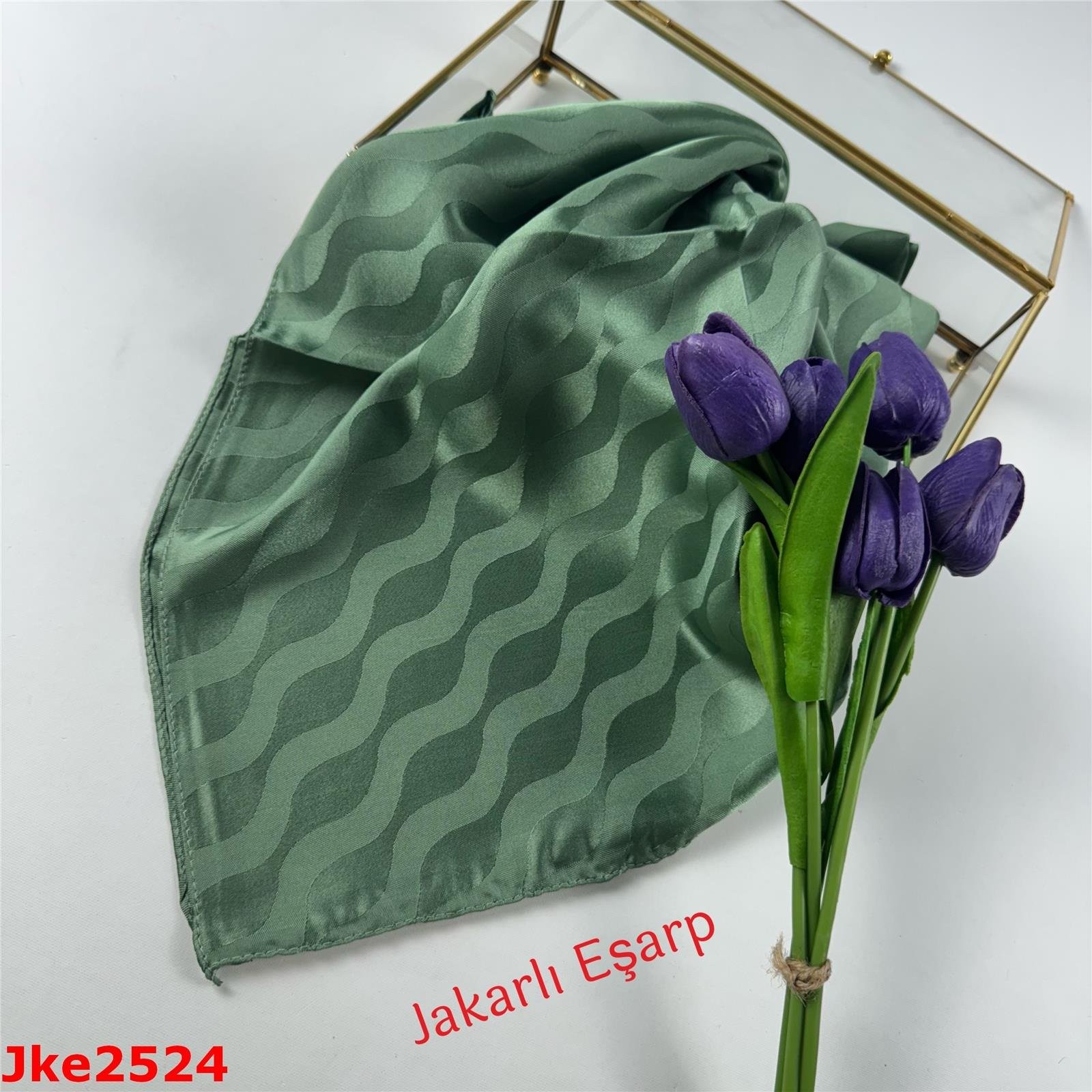 RA-118 Jakarlı İpeksi Eşarp