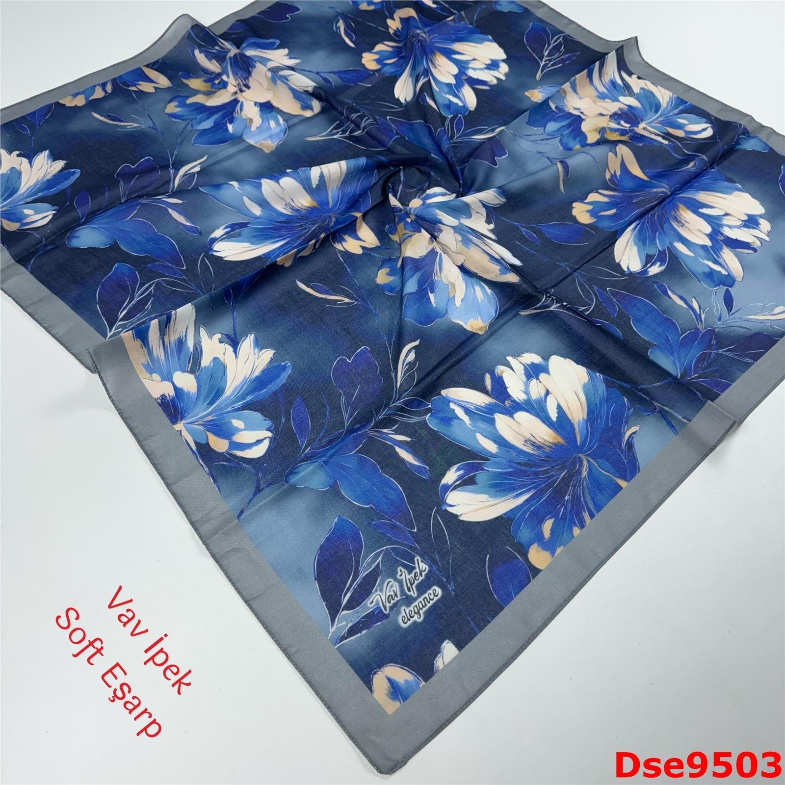 R-093 Vav İpek Soft Eşarp