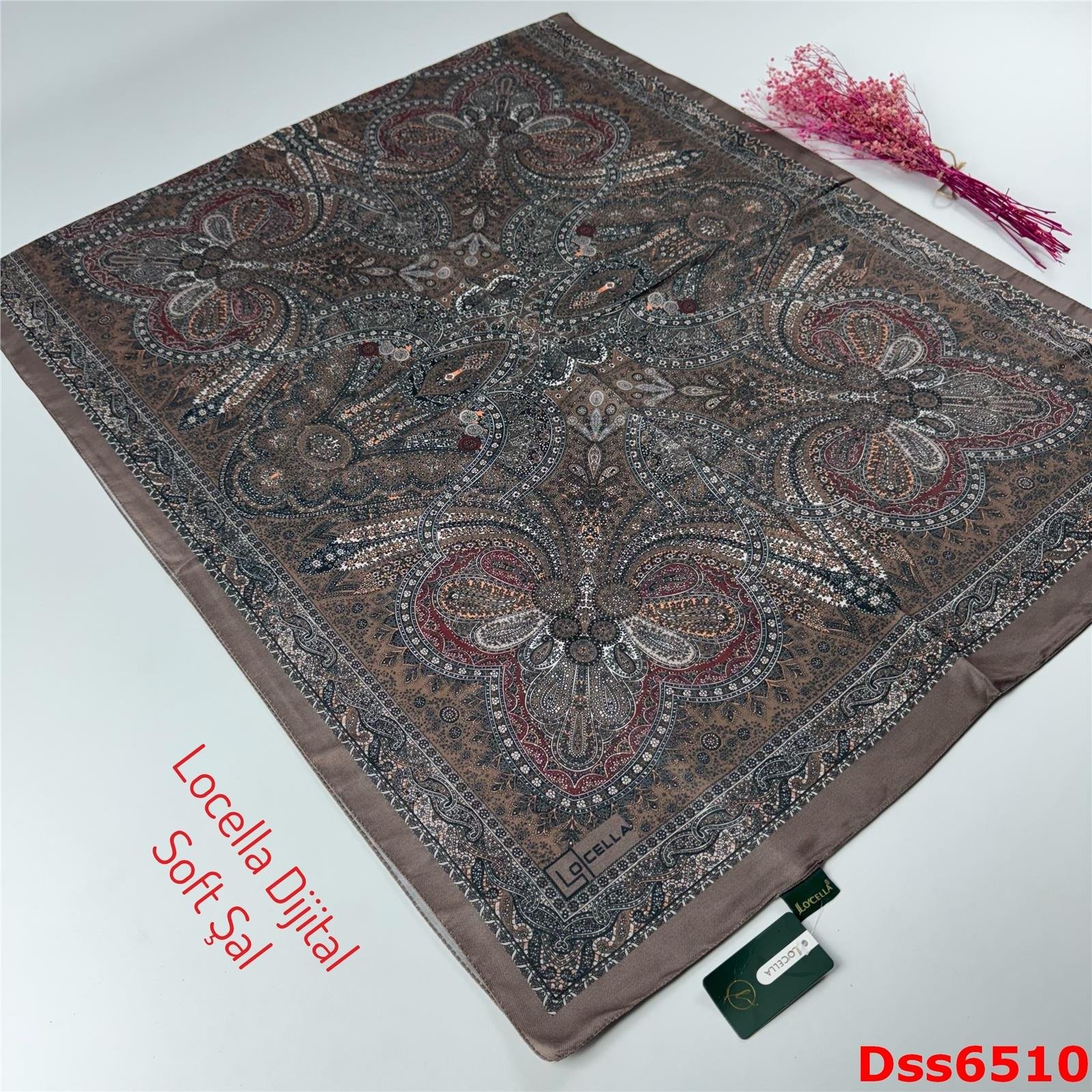 ZA-079 Locella Desenli Soft Şal