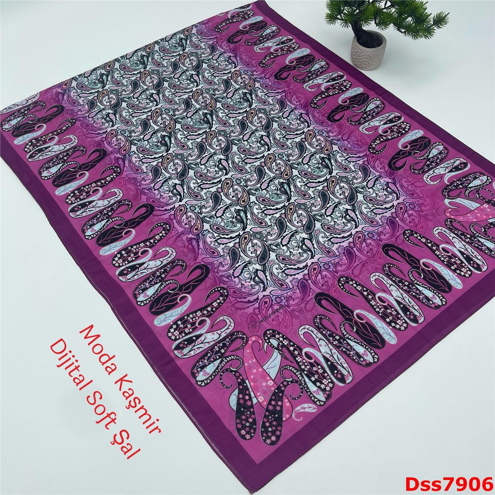 ZE-016  Moda Kaşmir Dijital Soft Şal