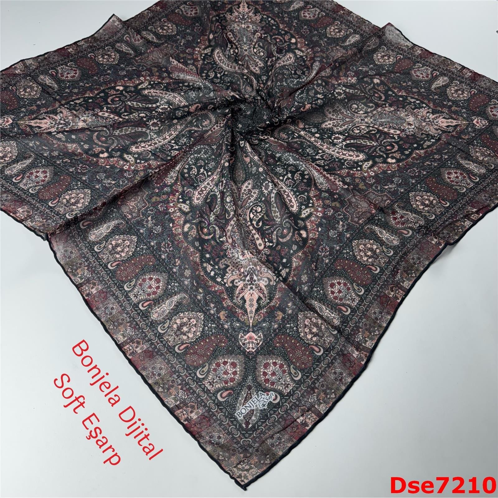 S-066 Bonjela Dijital Soft Eşarp
