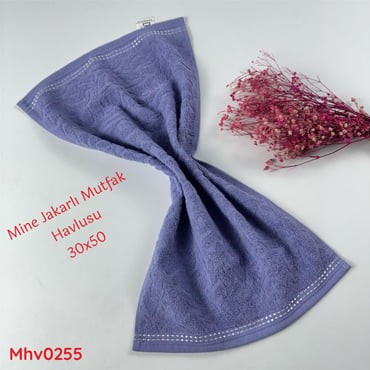 J-077 30*50 Mine Jakarlı Mutfak Havlusu