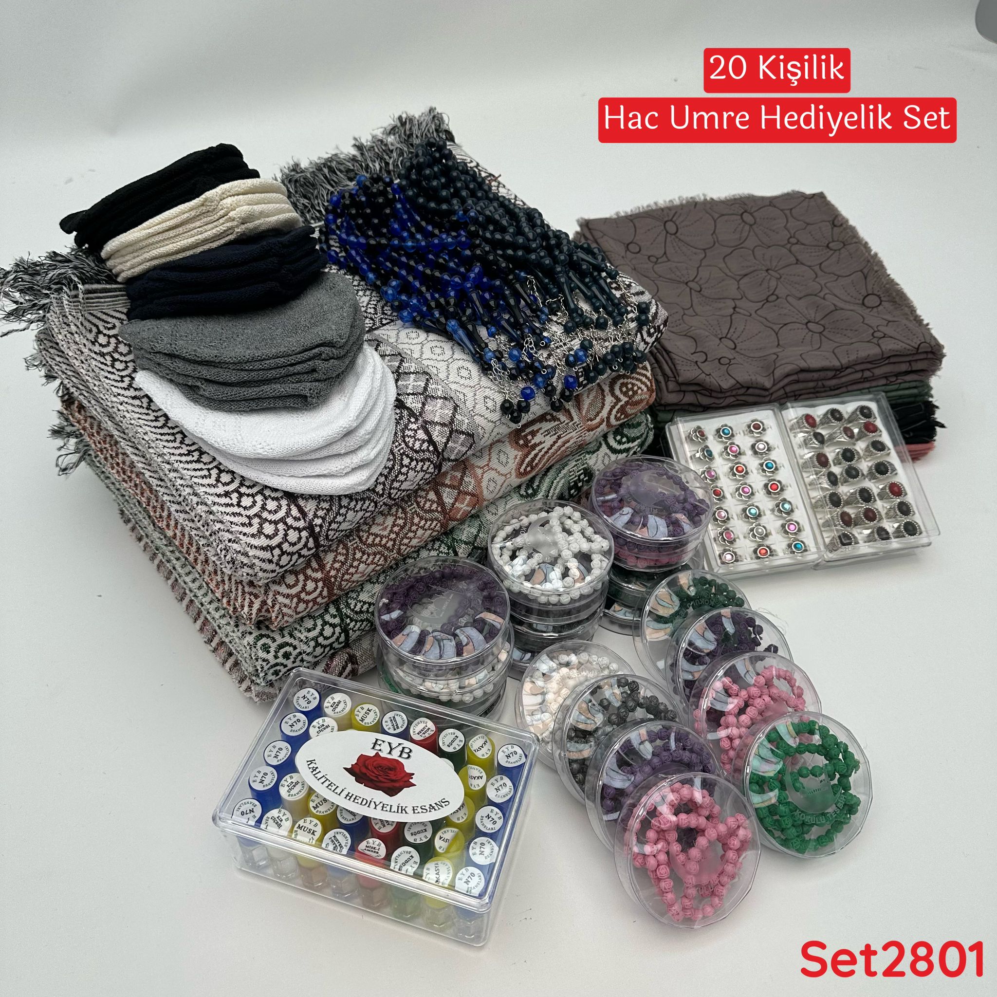 20 Kişilik 228 Parça Hac-Umre Hediyelik Set