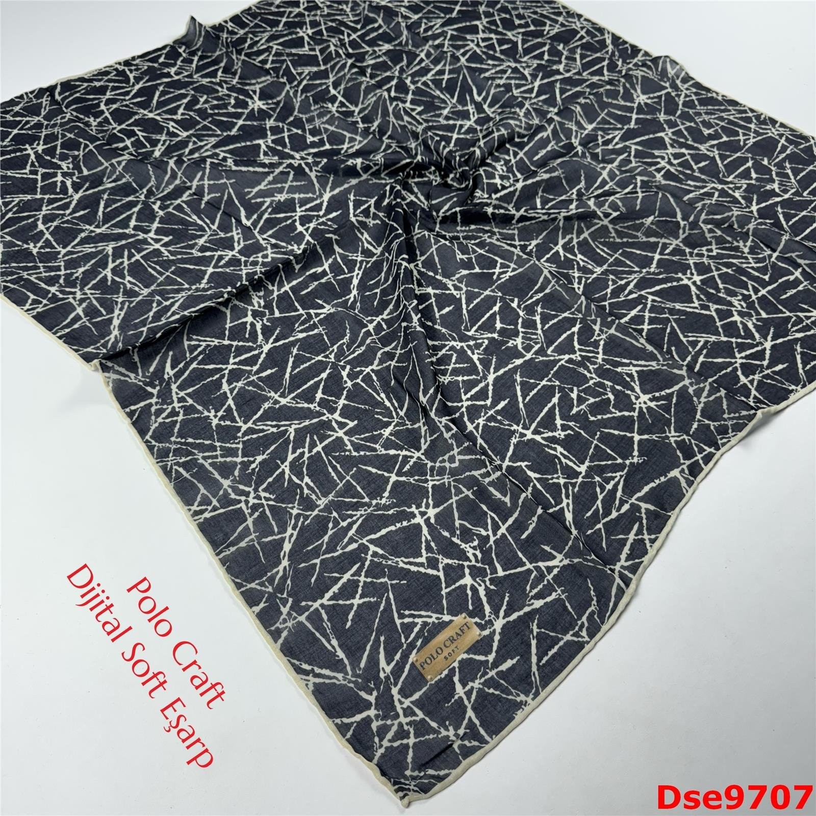 T-067 Polo Craft Dijital Soft Eşarp