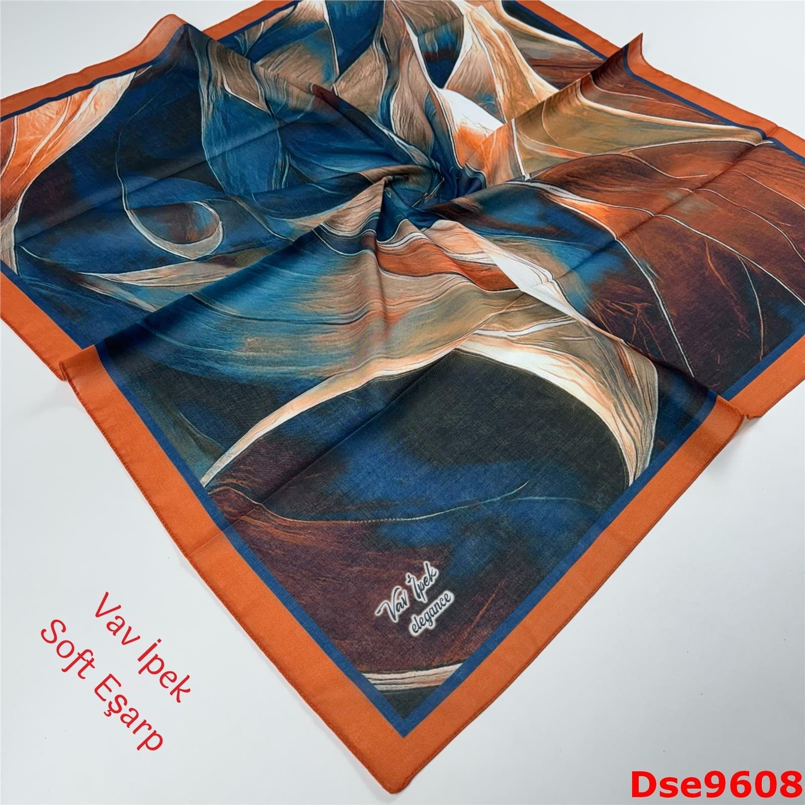S-083 Vav İpek Soft Eşarp