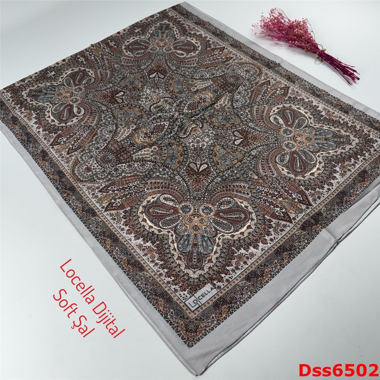 ZA-067 Locella Desenli Soft Şal