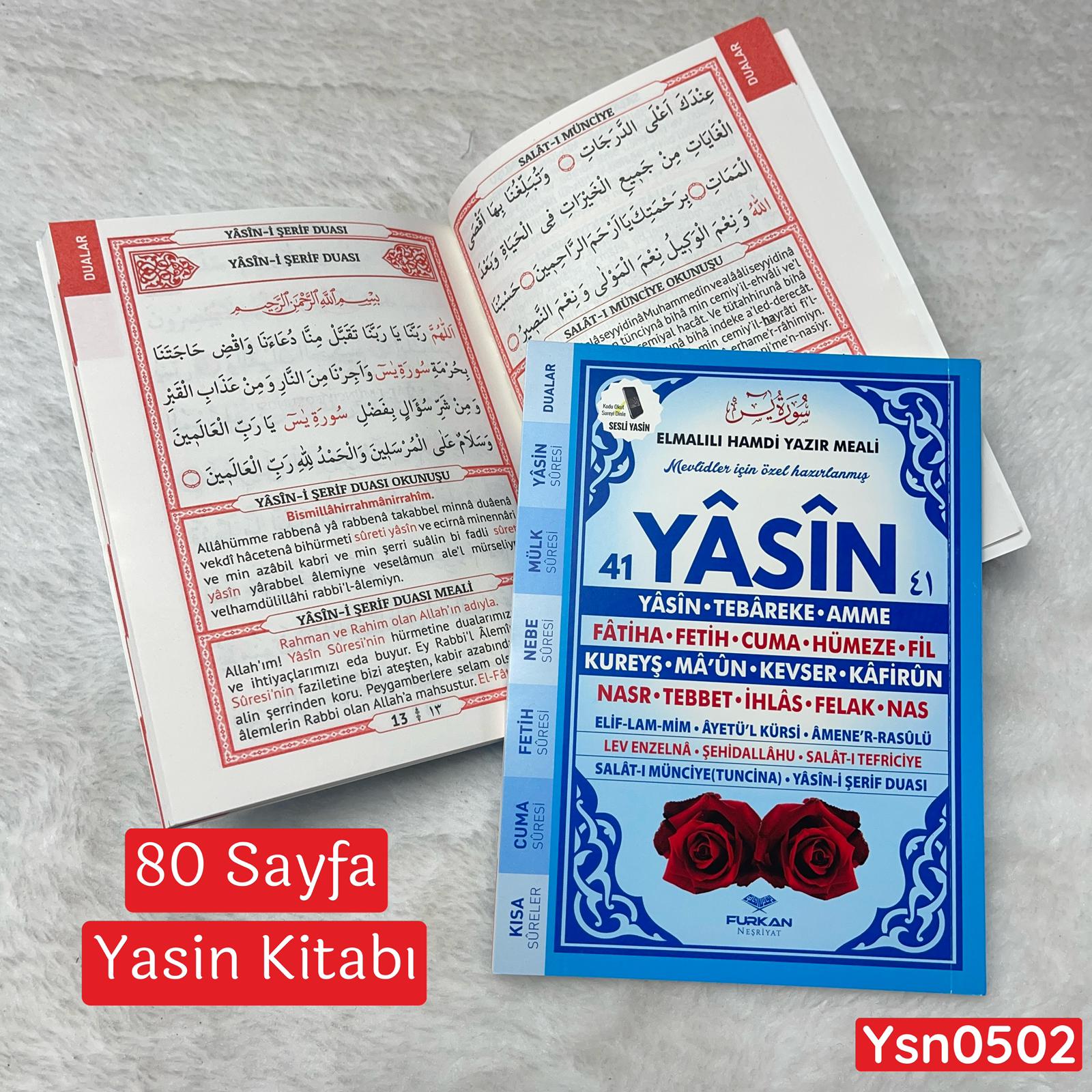 ZN-203 80 Sayfa Yasin Kitabı