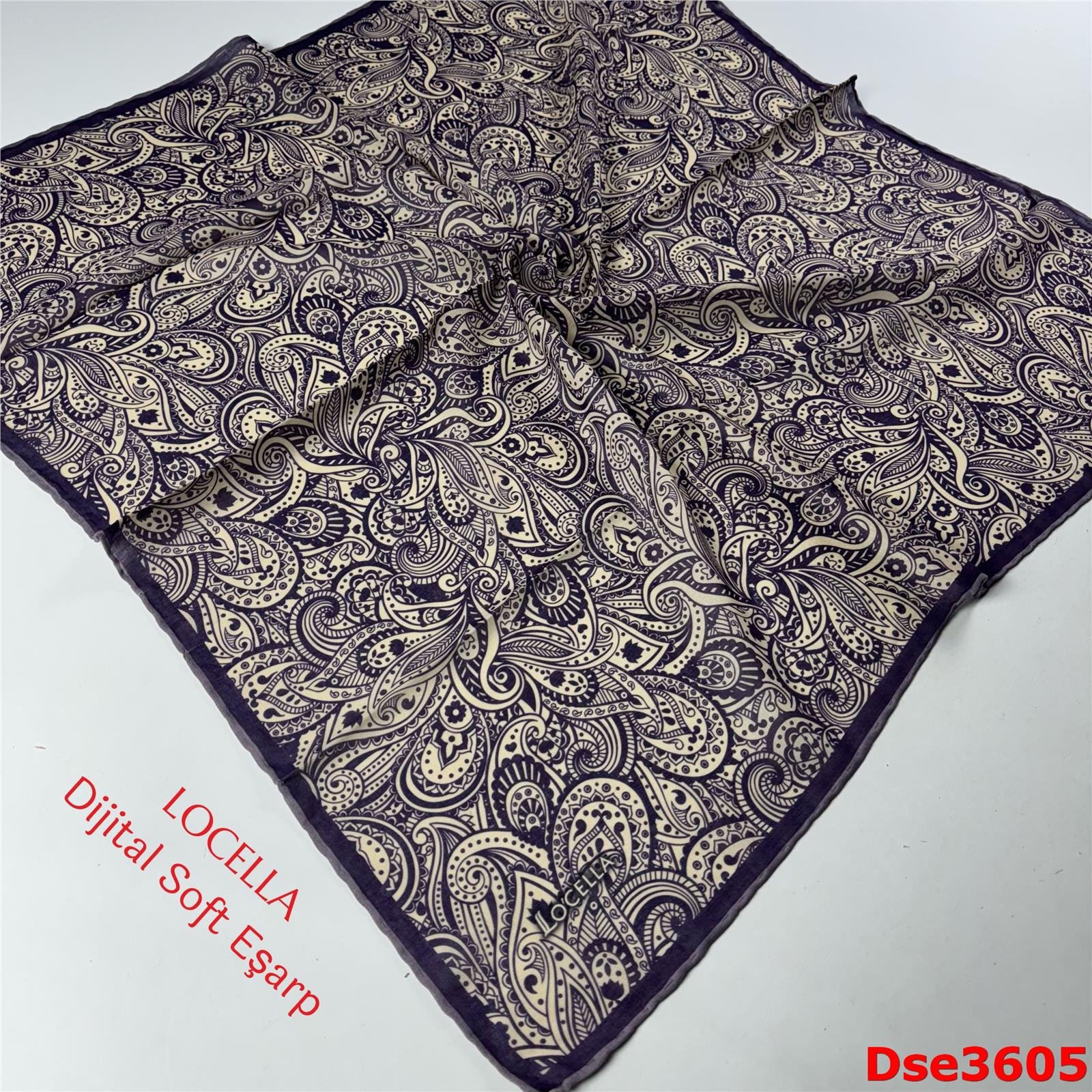 S-100 Locella El Dikişli Soft Eşarp