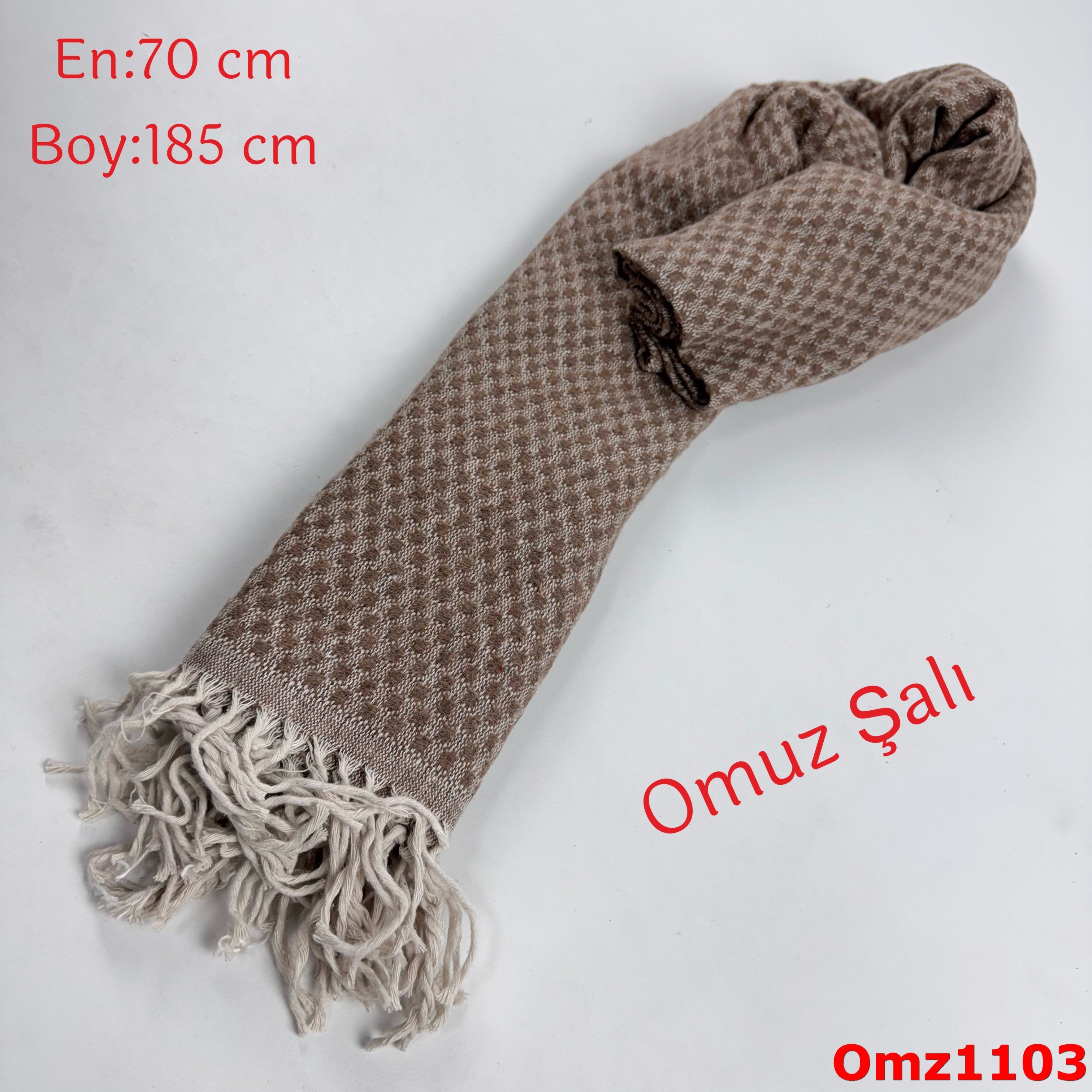 ZY-048 Düz Balıksırtı Omuz Şalı