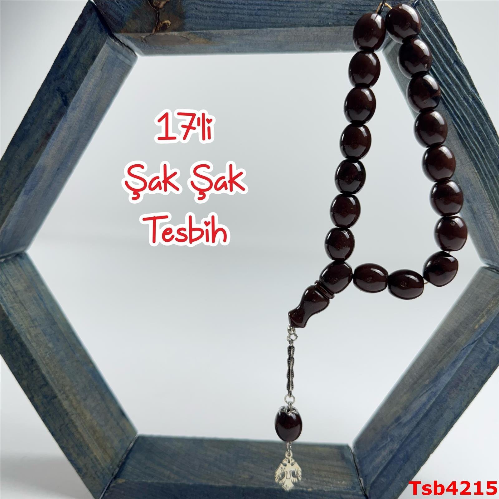 ZZ-252  17'lİ Şak Şak Erkek Tesbih