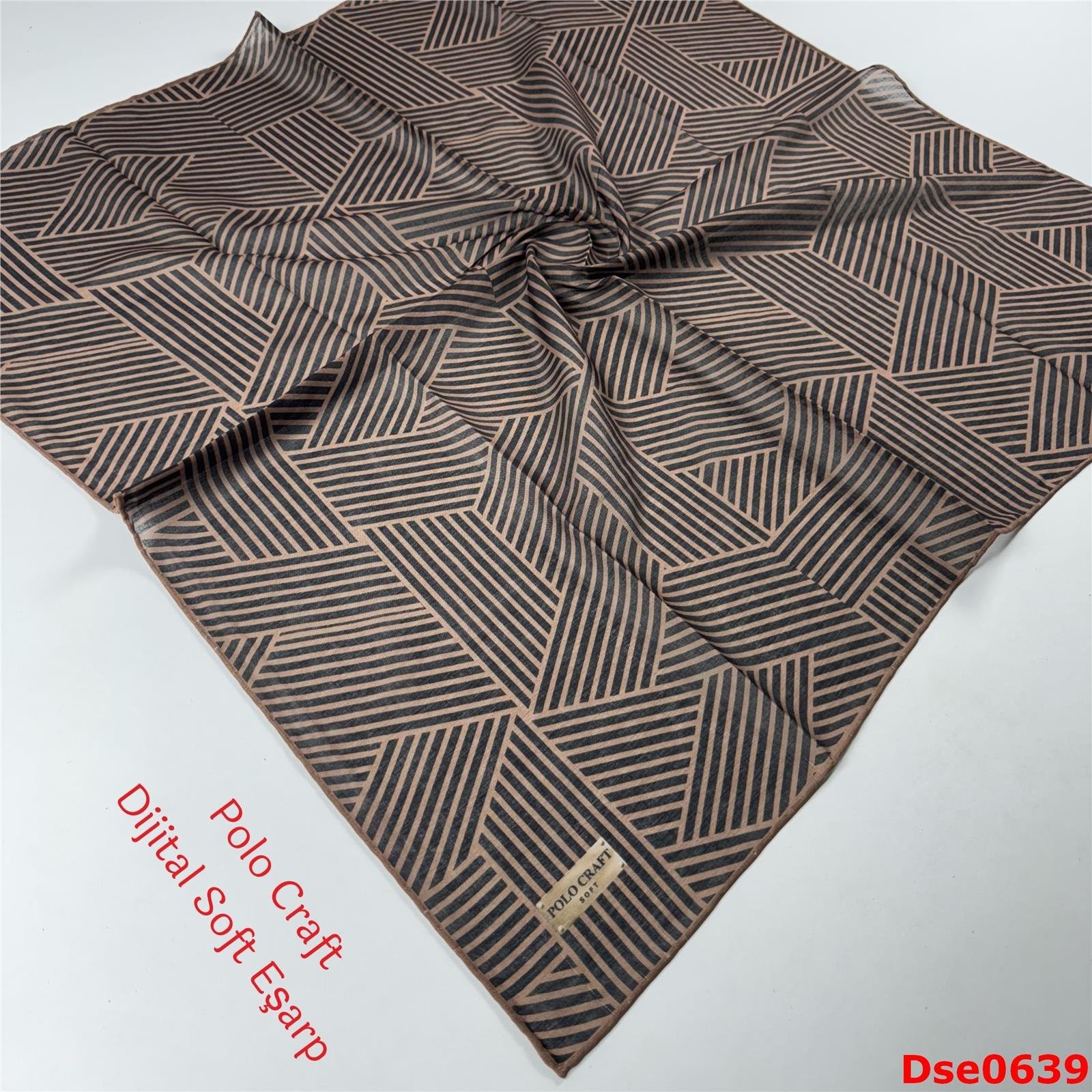 L-028 Polo Craft Dijital Soft Eşarp