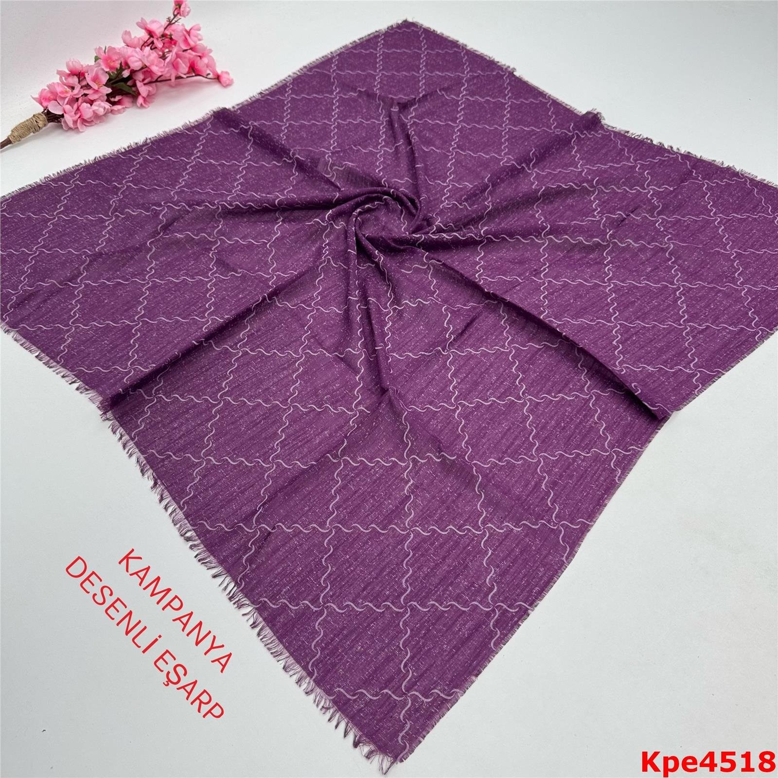 ZK-087 Kampanya Desenli Eşarp