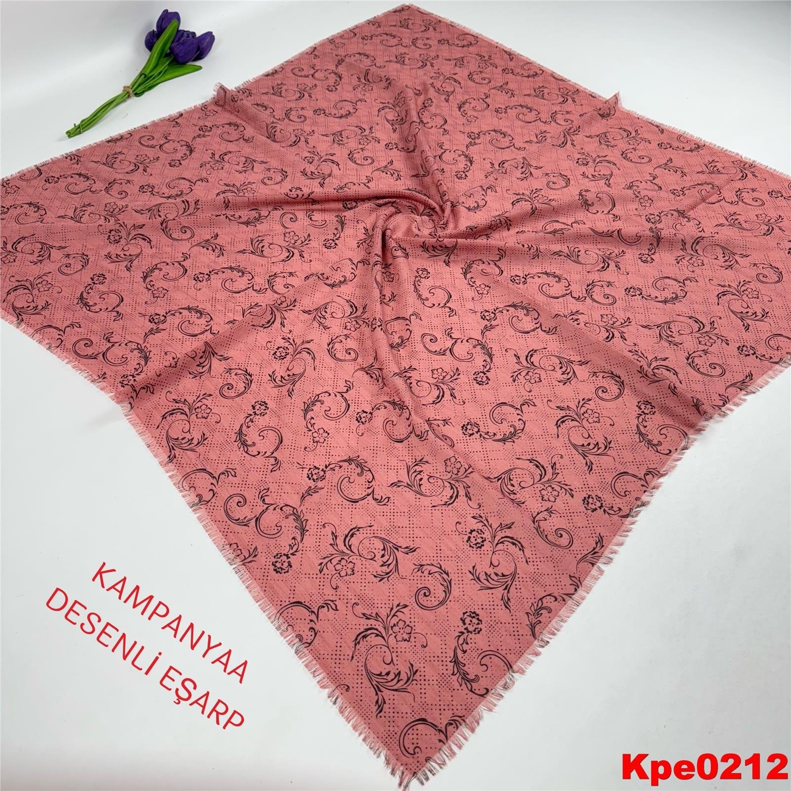 A-0208 Kampanya Desenli Eşarp