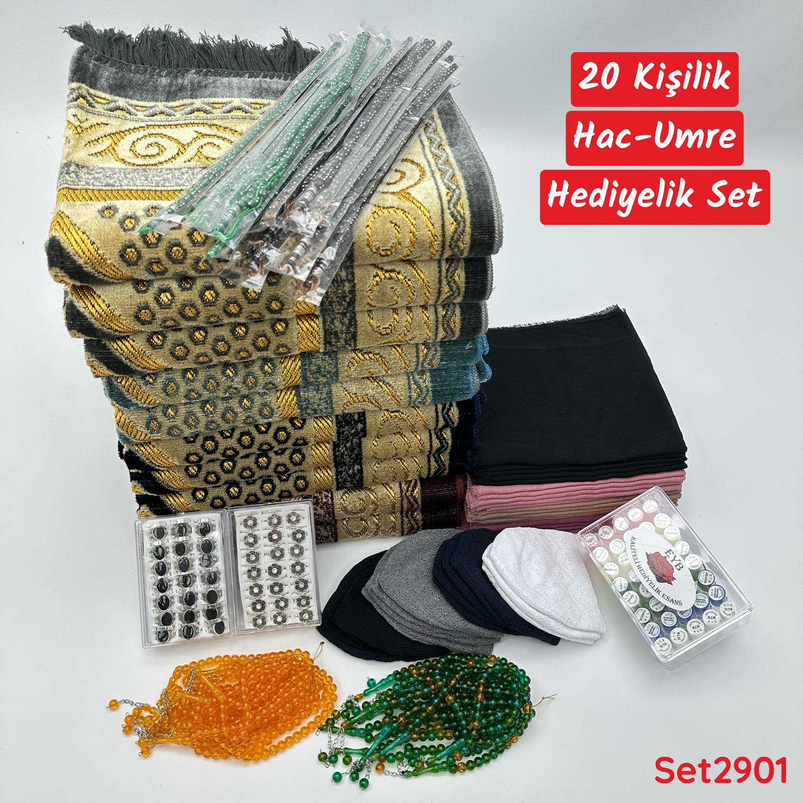 20 Kişilik 228 Parça Hac-Umre Hediyelik Set