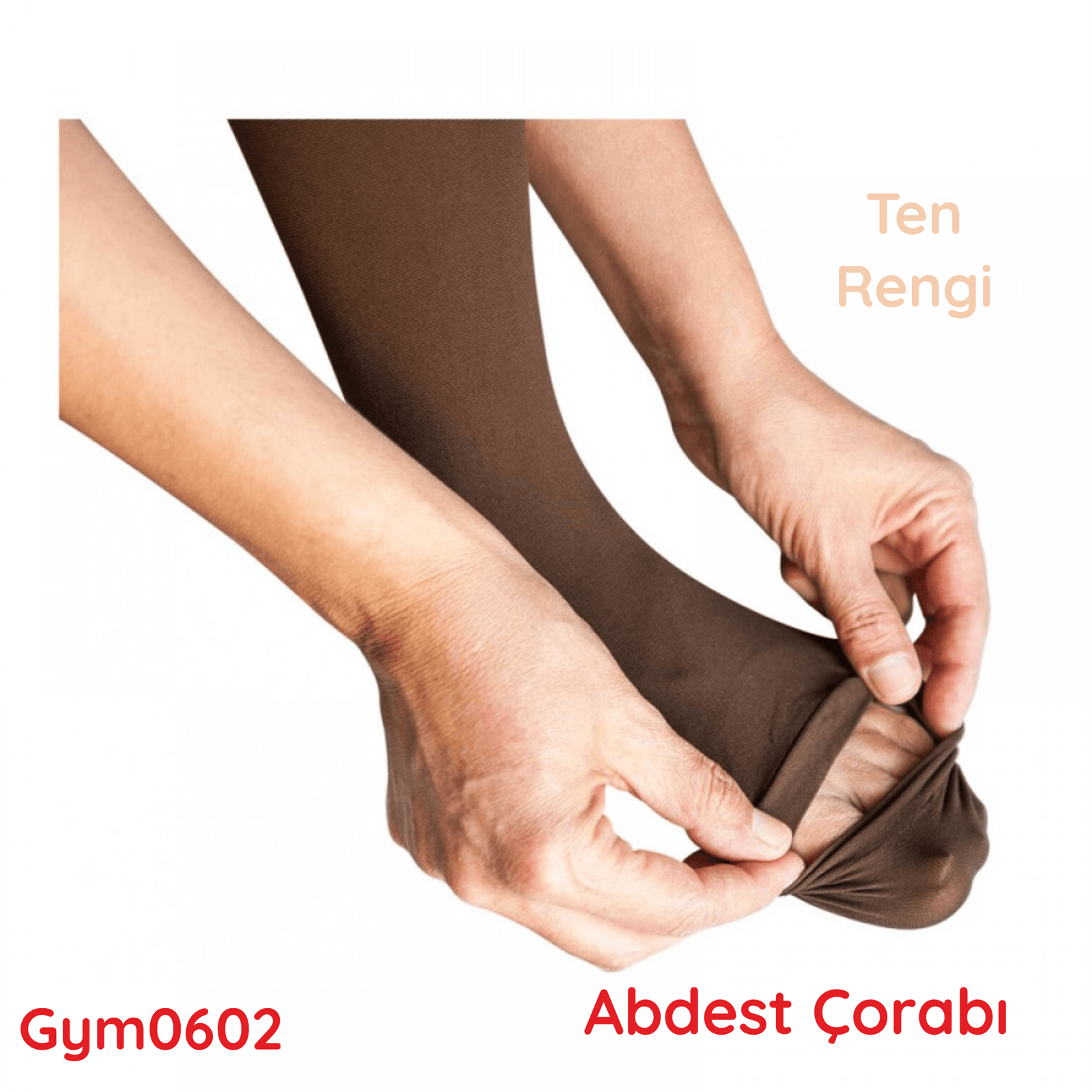 O-333 Abdest Çorabı Ten Rengi