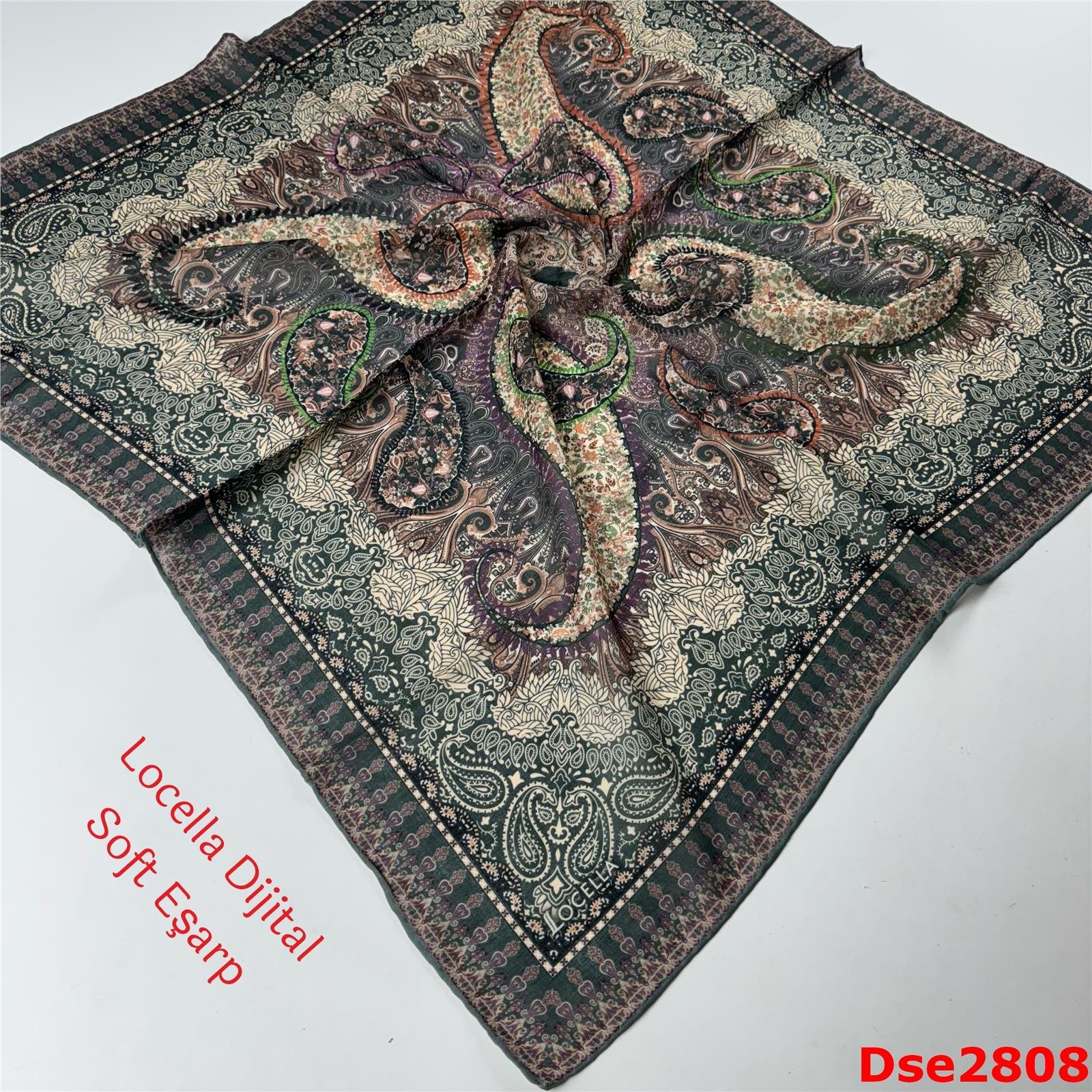P-126 Locella El Dikişli Soft Eşarp