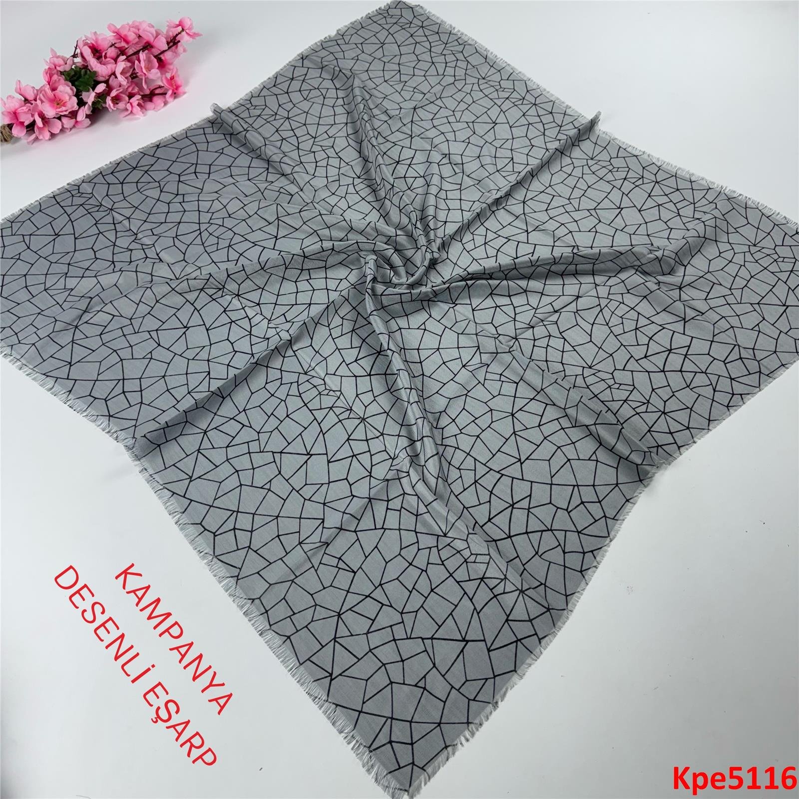 ZK-050 Kampanya Desenli Eşarp