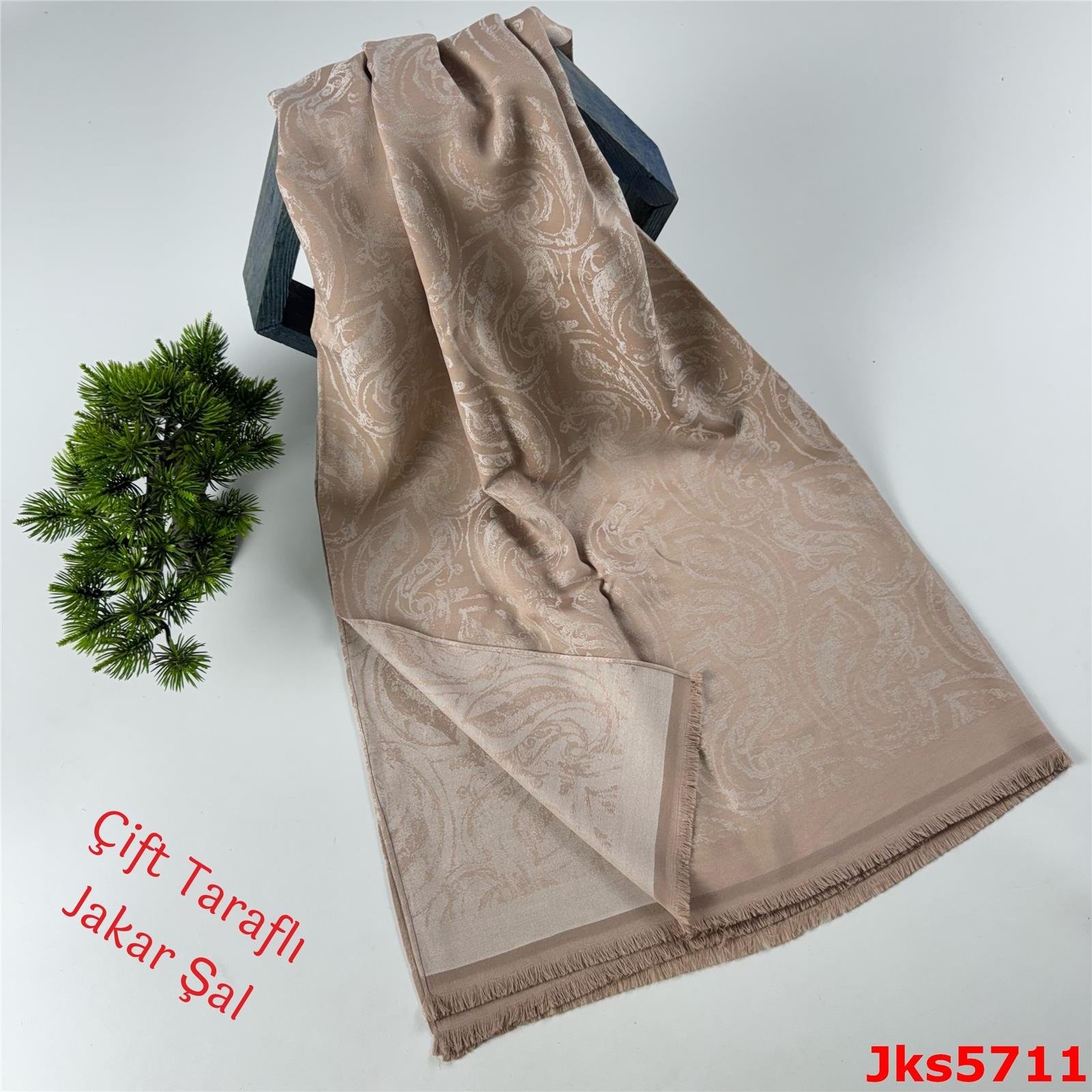 U-071 Çift Taraflı Jakarlı Şal