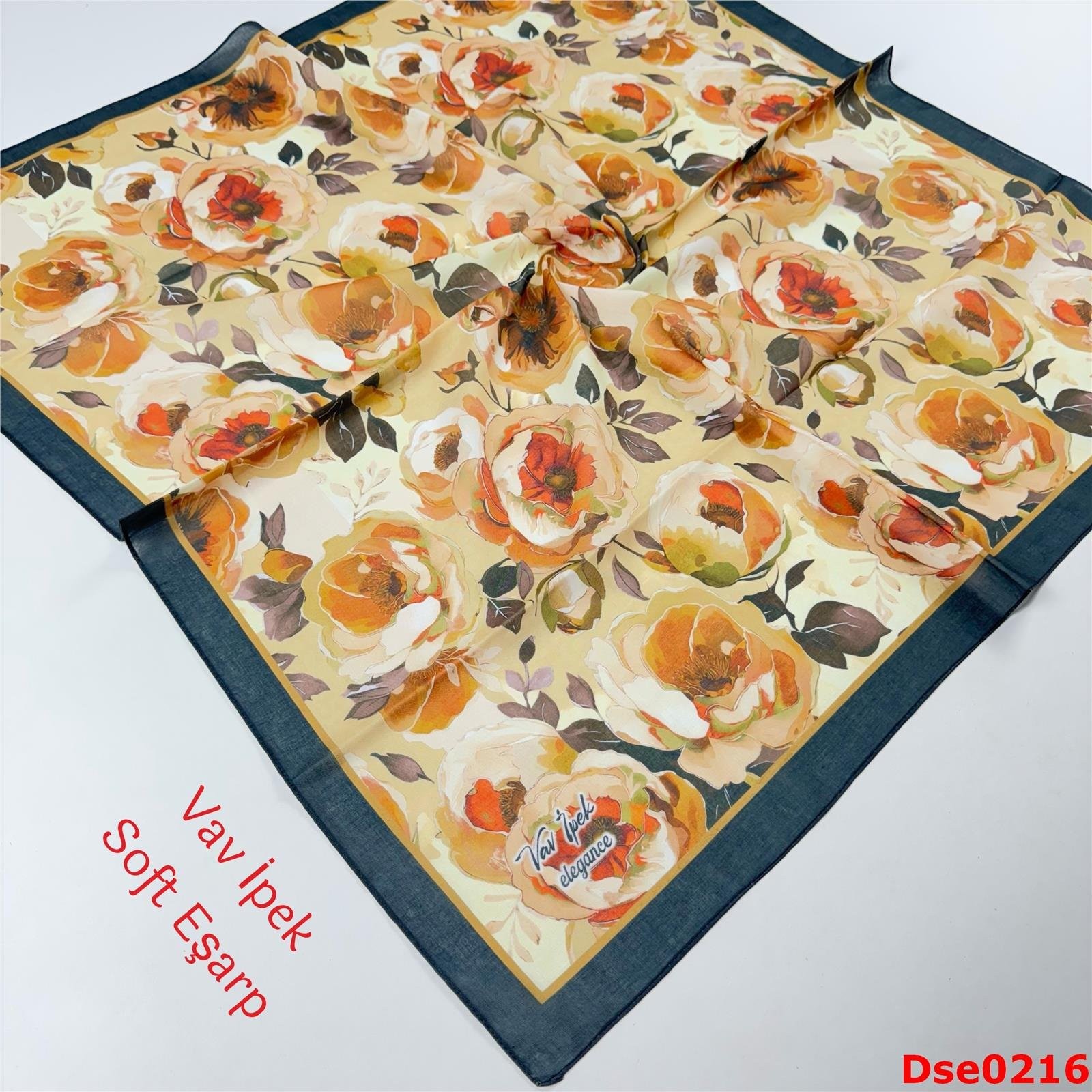 R-068 Vav İpek Soft Eşarp