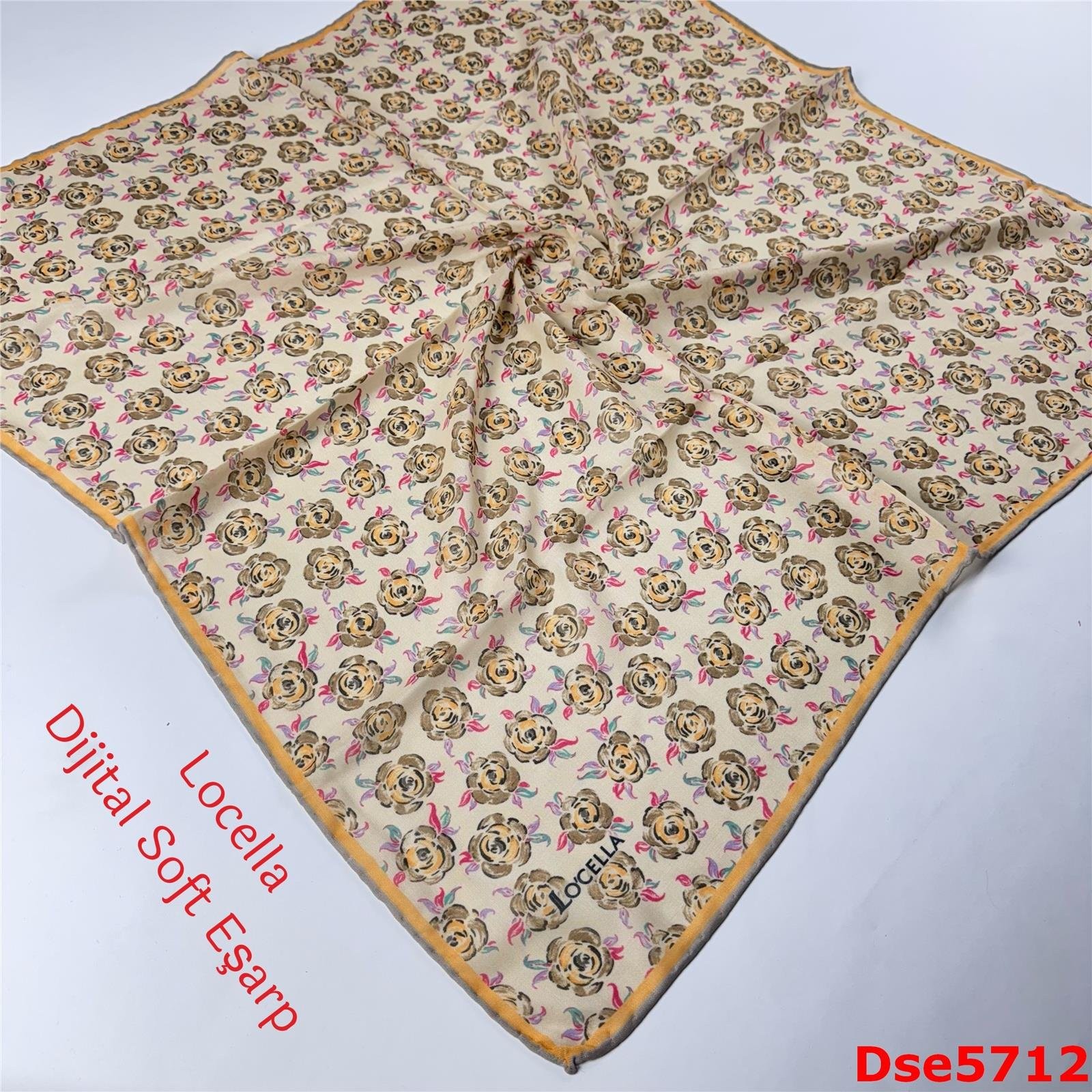 S-089 Locella El Dikişli Soft Eşarp