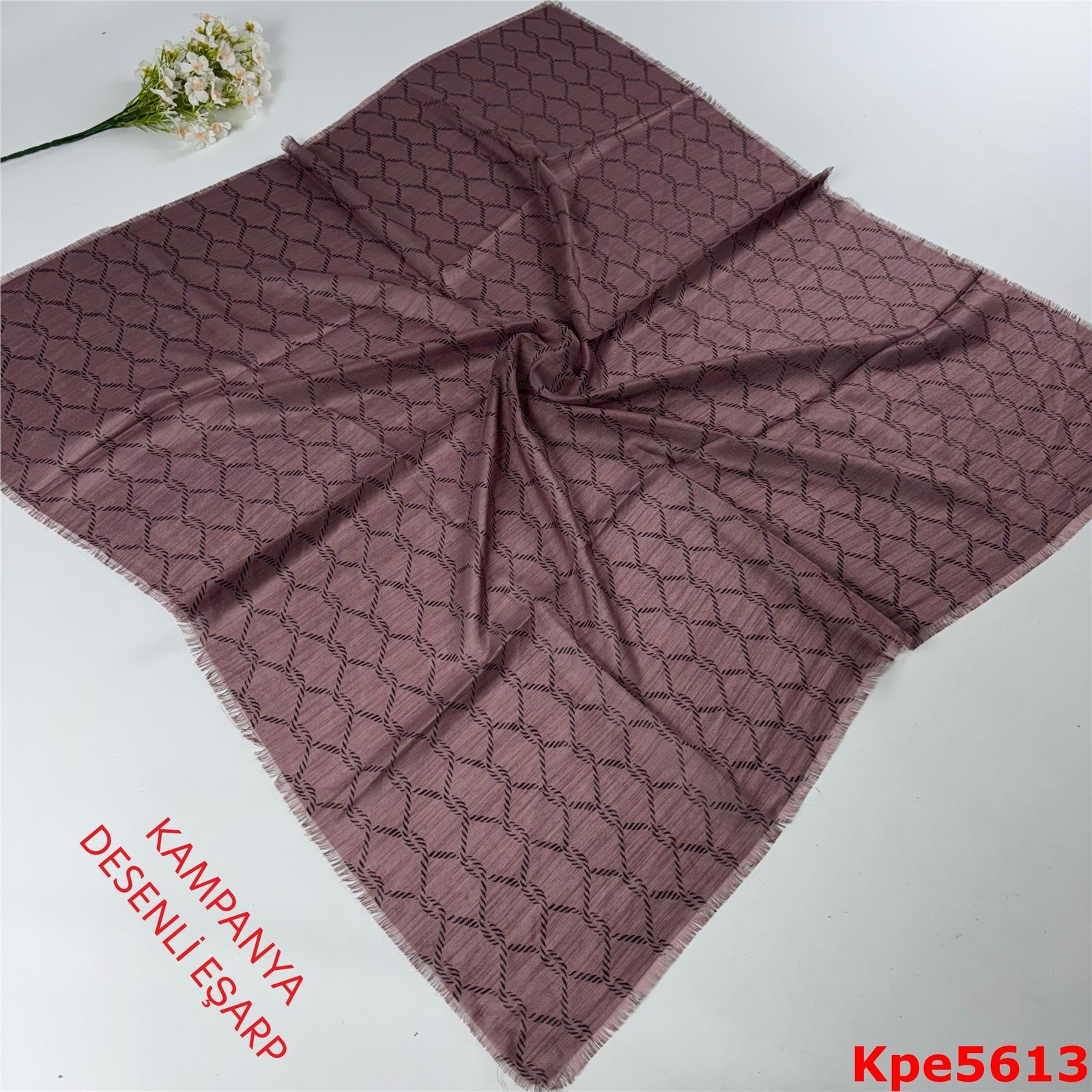ZK-078 Kampanya Desenli Eşarp
