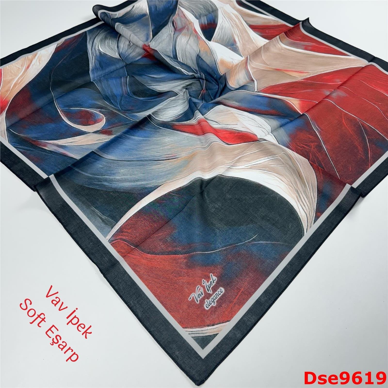 S-119 Vav İpek Soft Eşarp