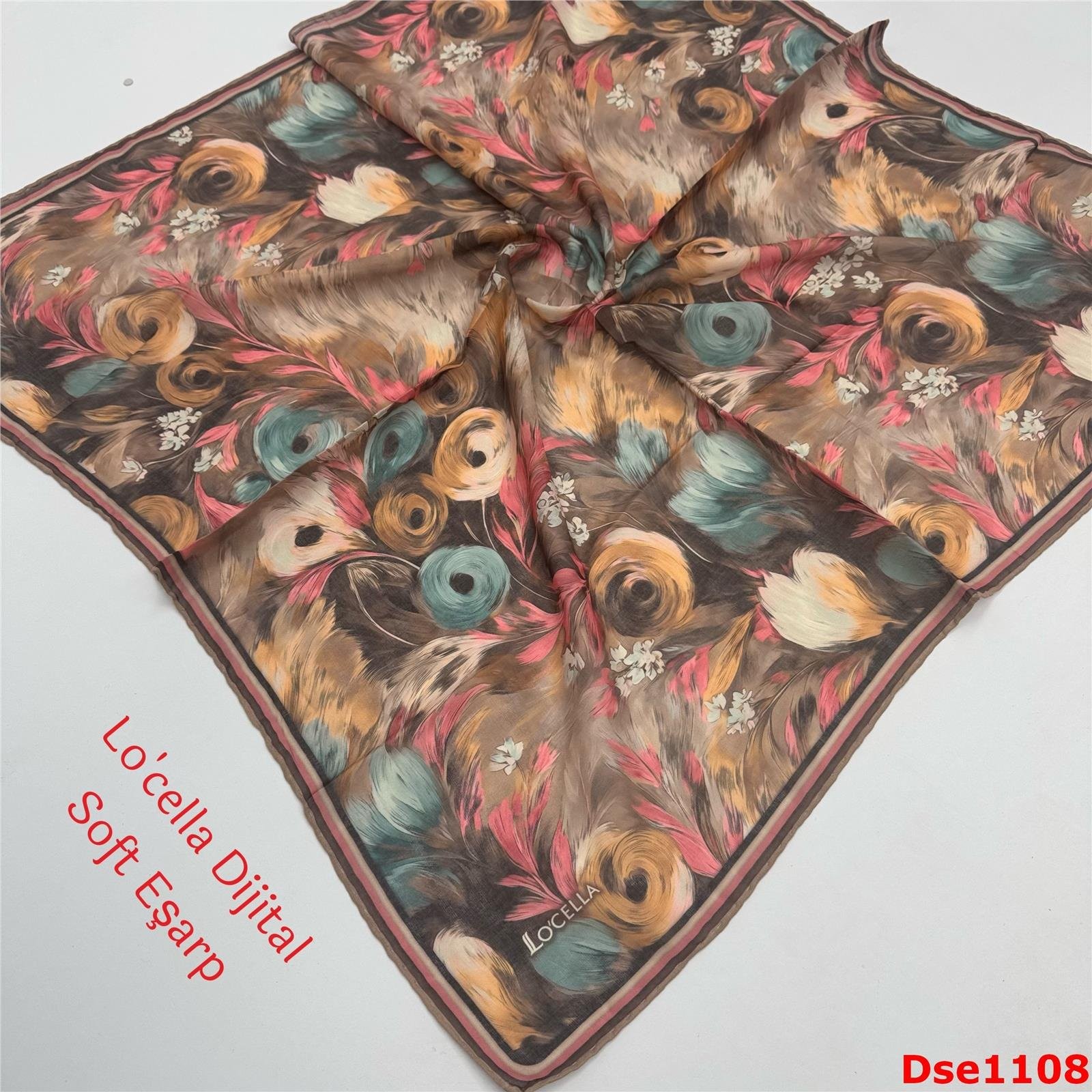 P-081 Locella El Dikişli Soft Eşarp