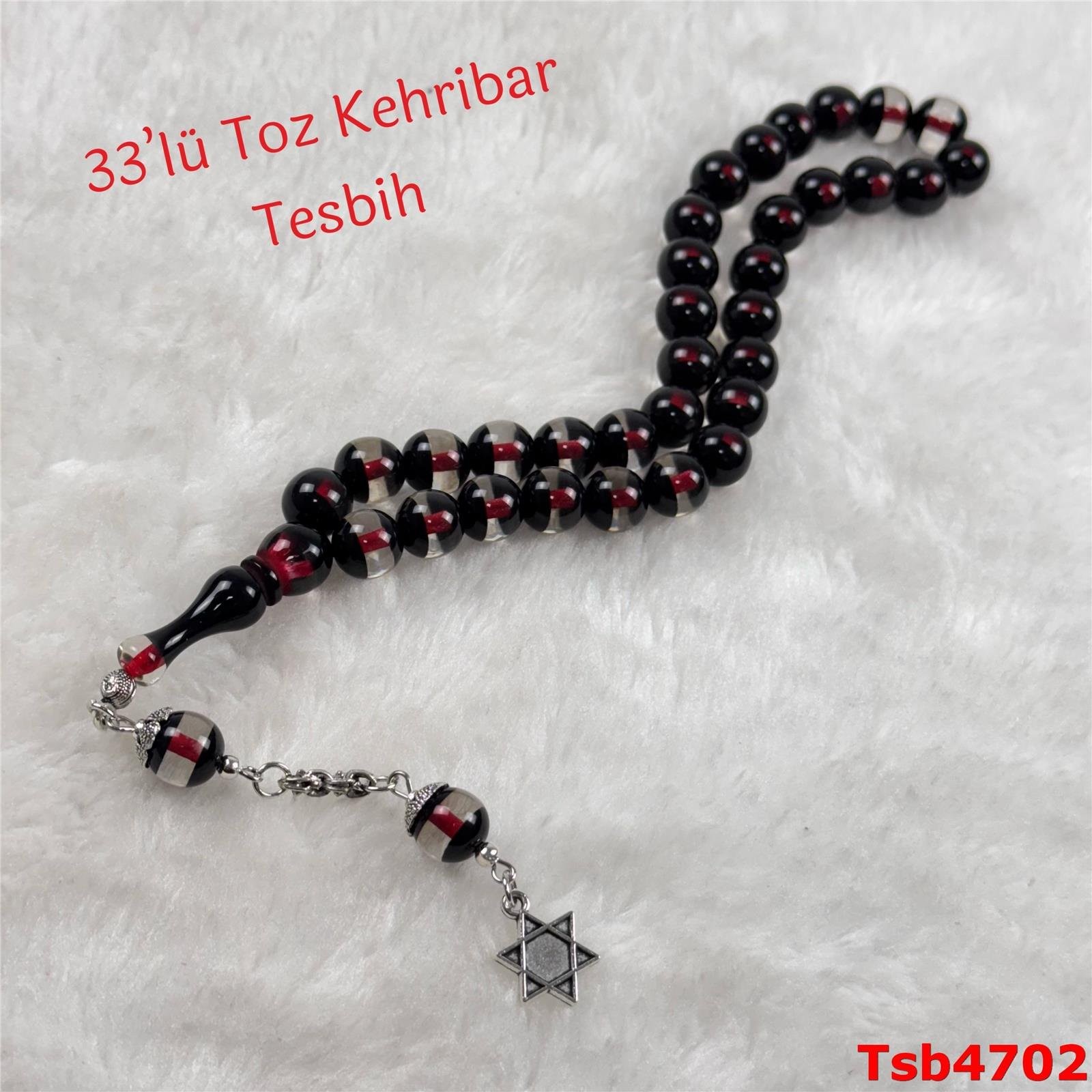 V-331 33'lü Toz Kehribar Tesbih