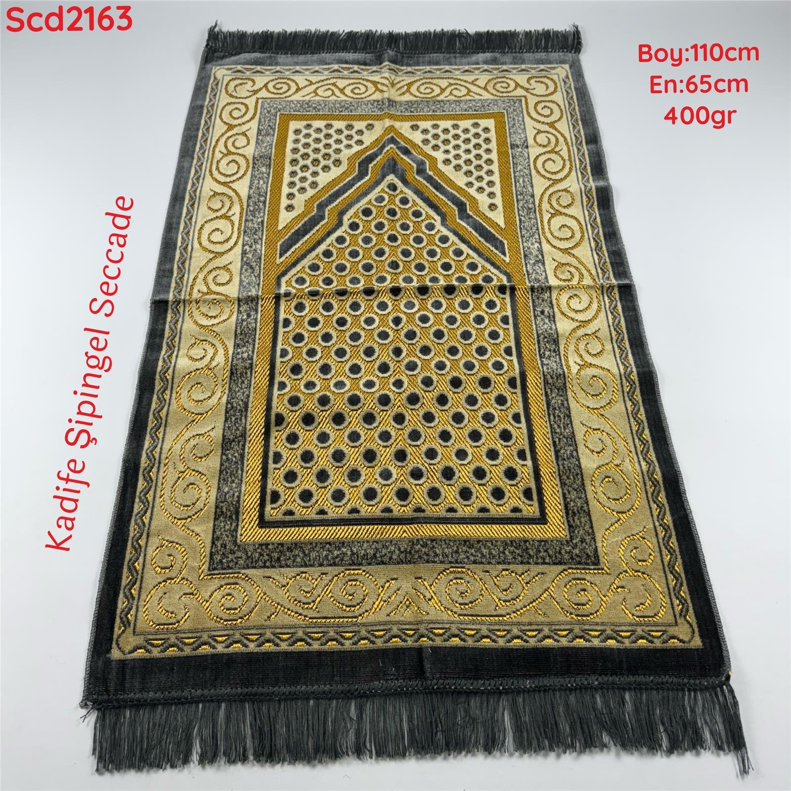 ZV-367 Kadife Şpingel Seccade