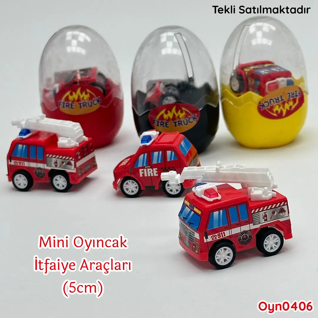 特撮 FAKE LAVA ELEVENTOYS ZV-327 Mini Oyuncak İtfaiye Araba