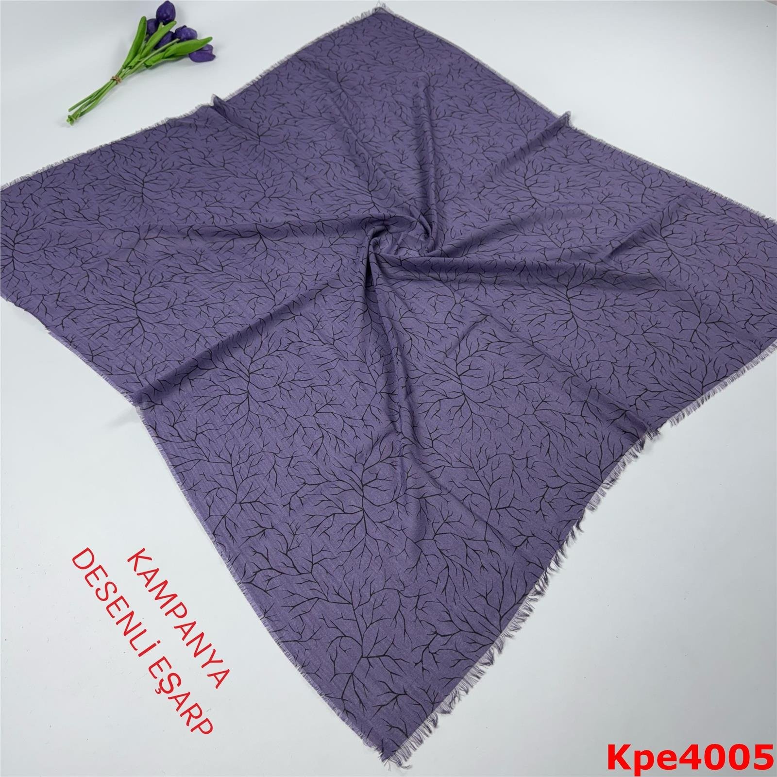 ZH-057  Kampanya Desenli Eşarp