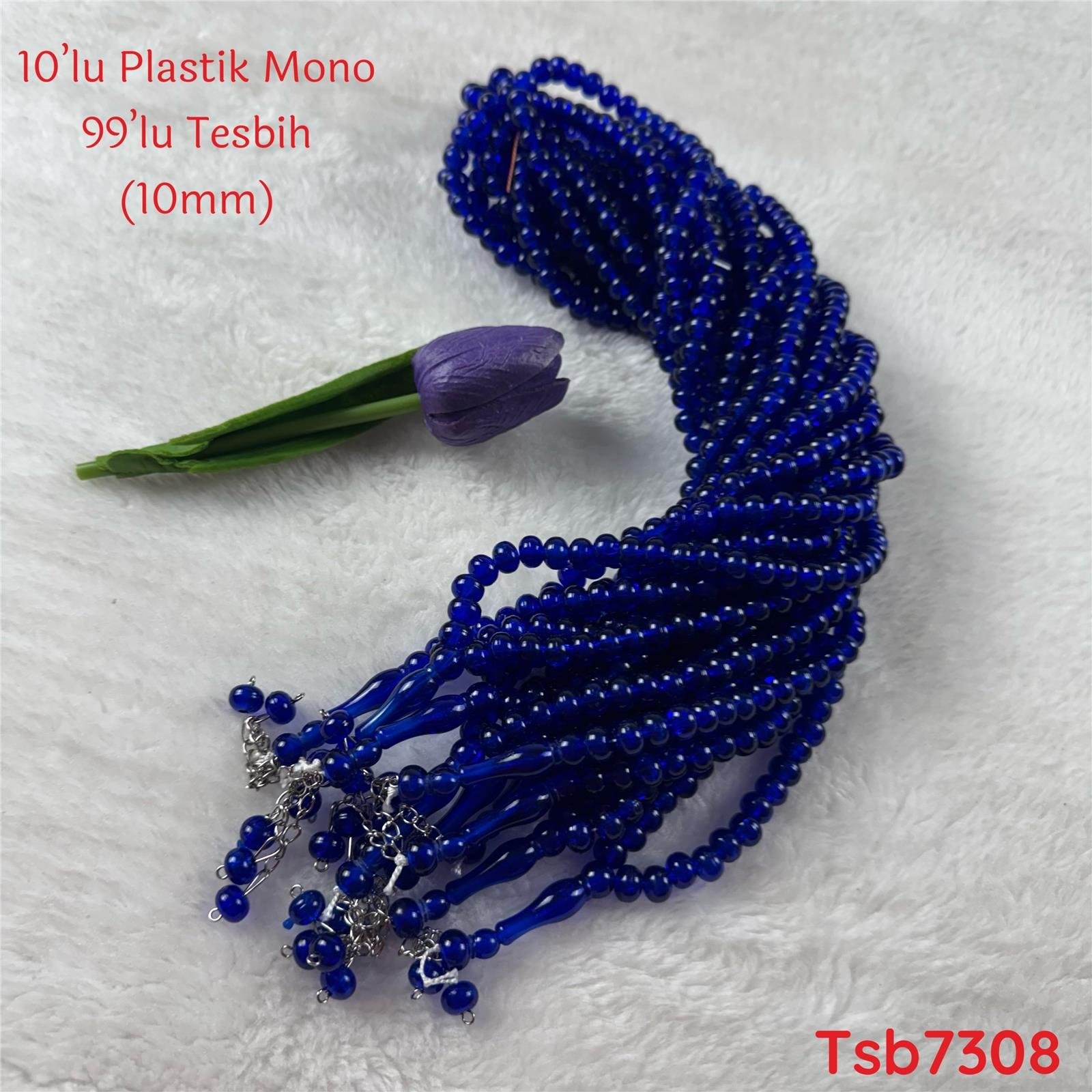 ZZ-028 Plastik Mono 99lu Tesbih(10mm)