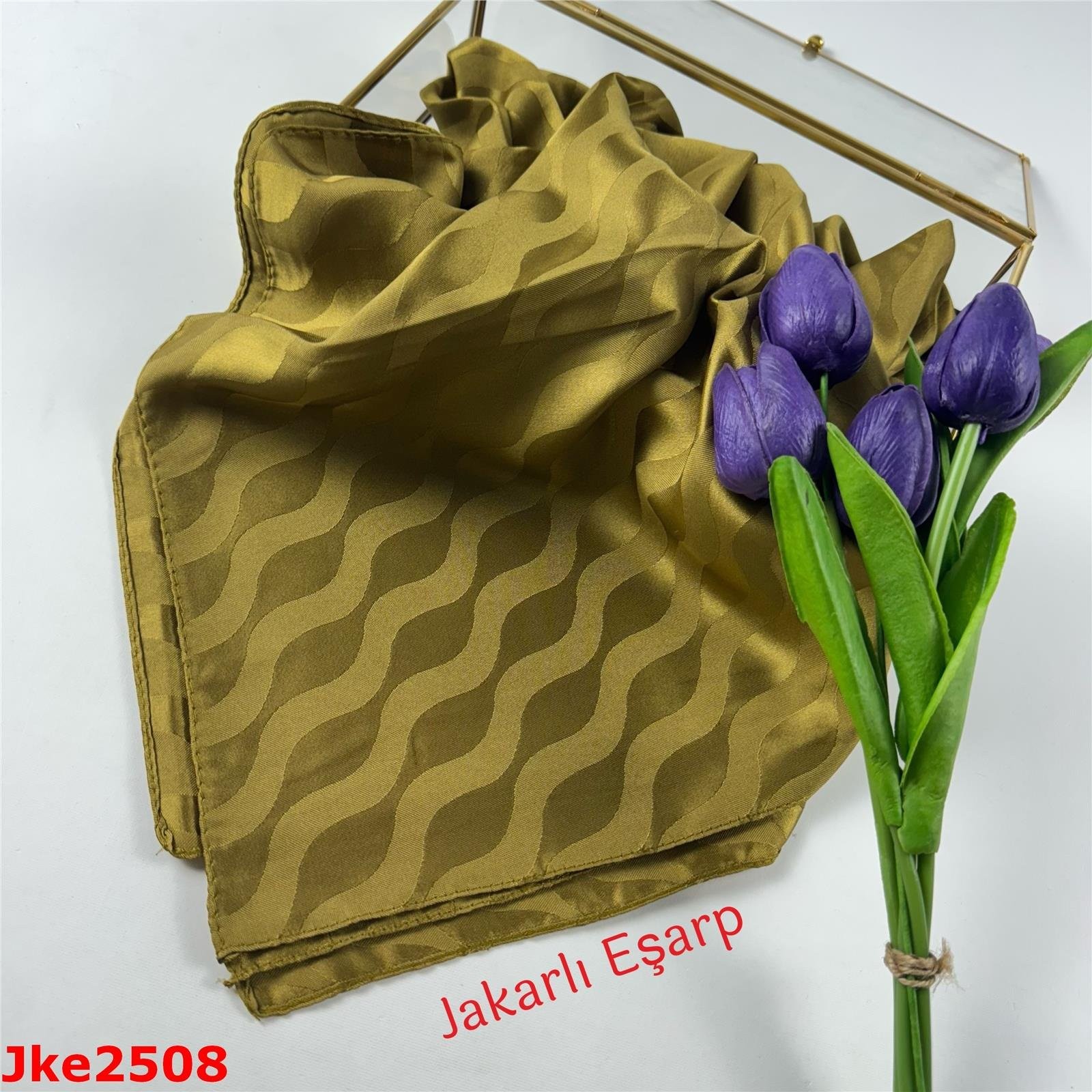 RA-102 Jakarlı İpeksi Eşarp