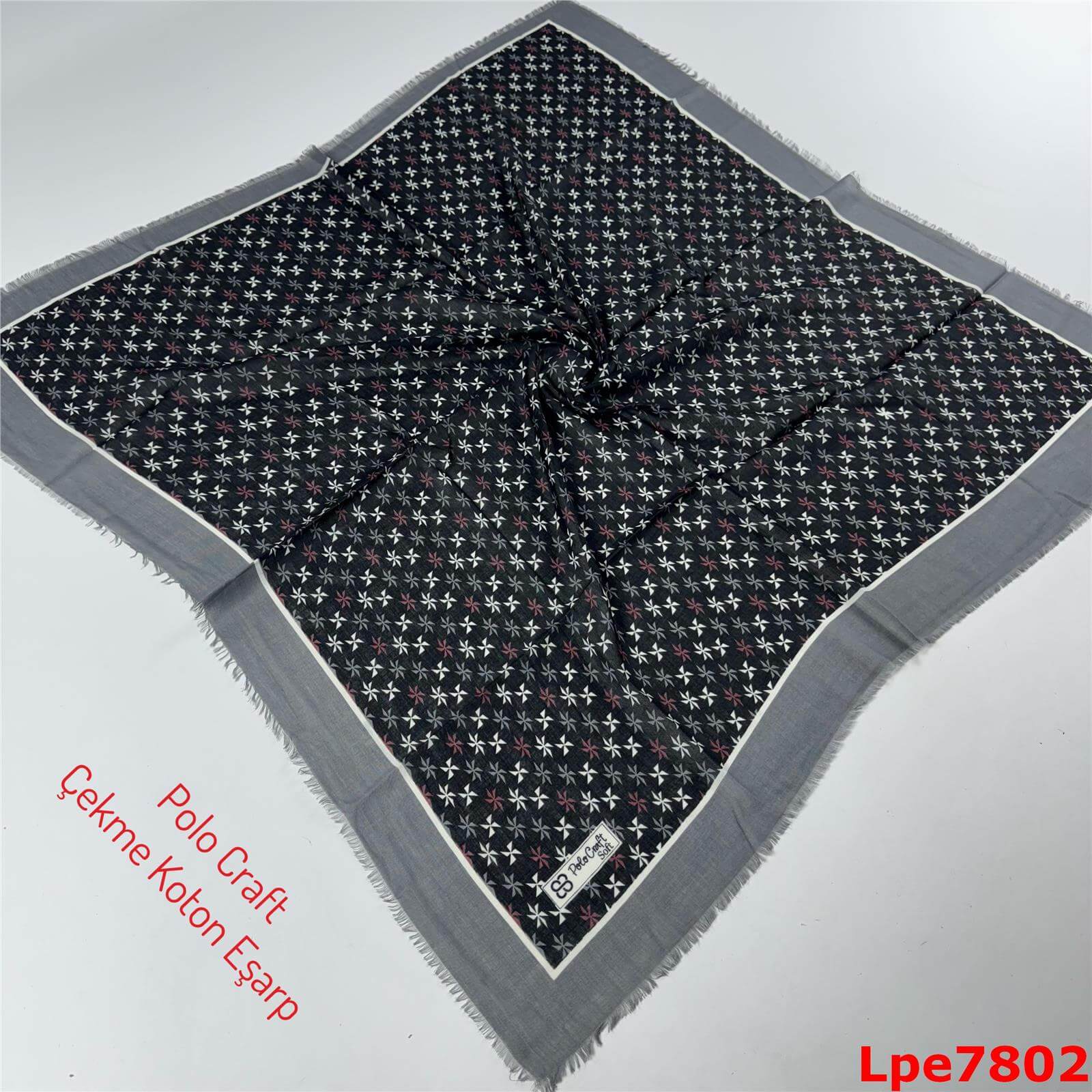 O-024 Polo Craft Çekme Coton Eşarp