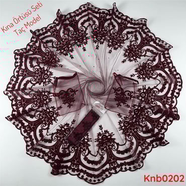 ZV-113 Kına Örtü Seti Taç Model