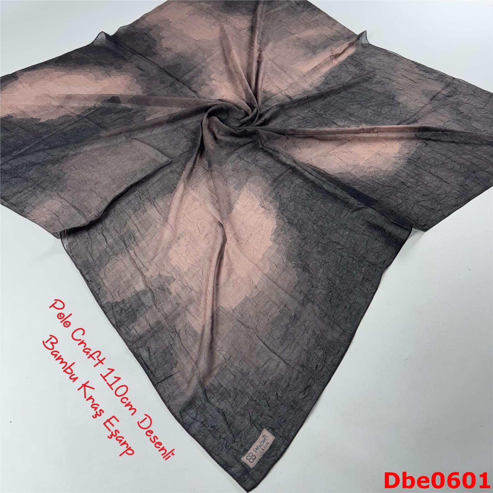 RA-077 Polo Craft 110cm Desenli Bambu Kraş Eşarp