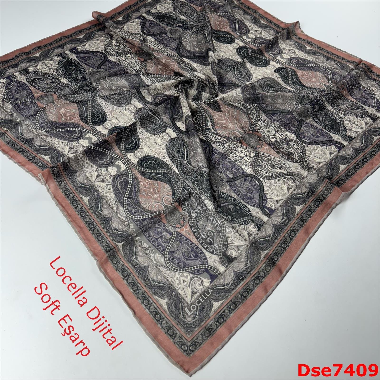 R-106 Locella El Dikişli Soft Eşarp