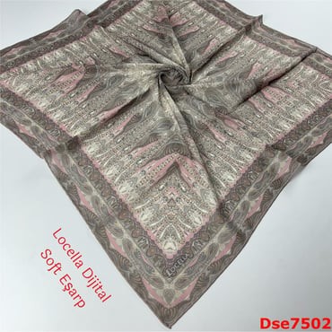 P-006 Locella El Dikişli Soft Eşarp