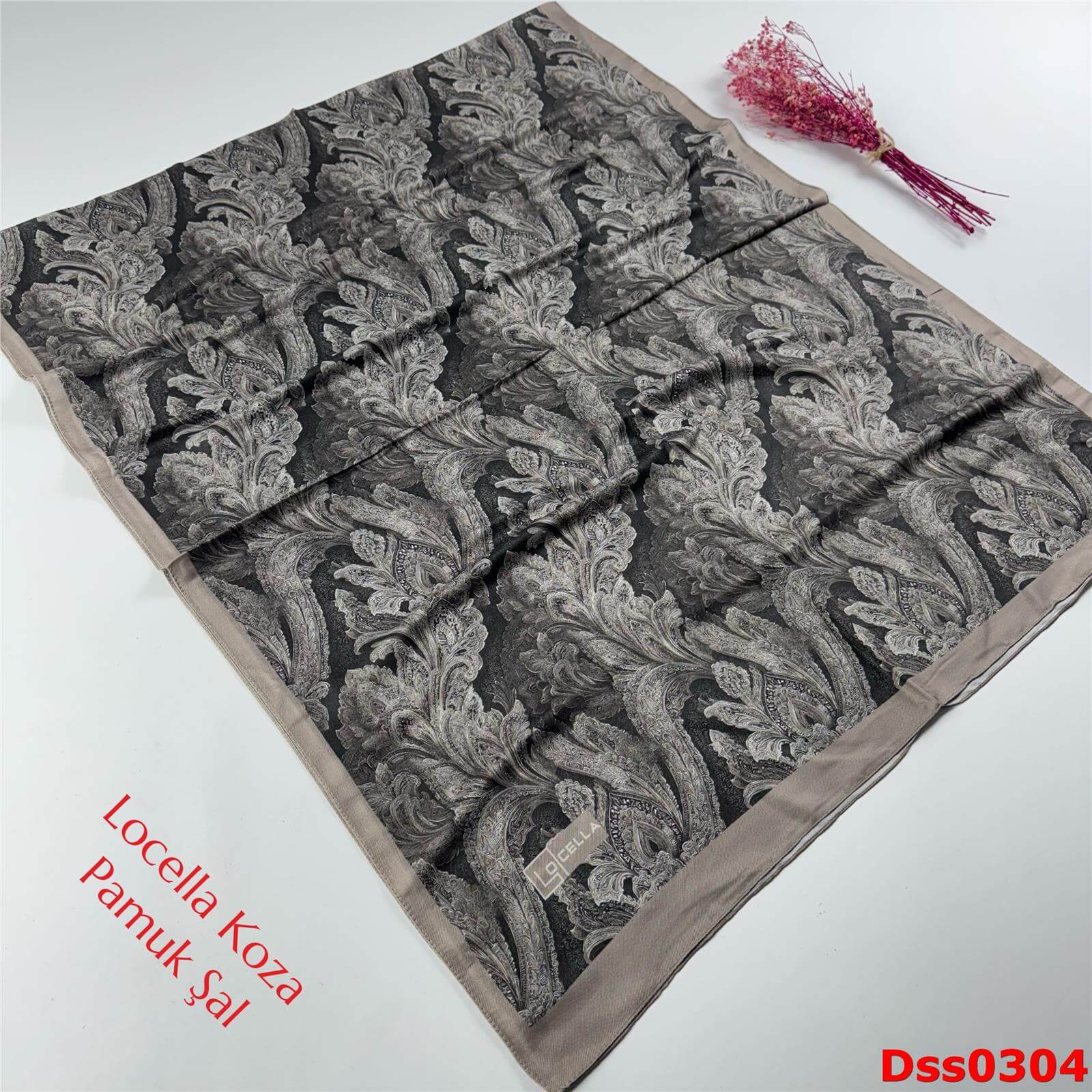 Y-104 Locella Koza Pamuk Şal