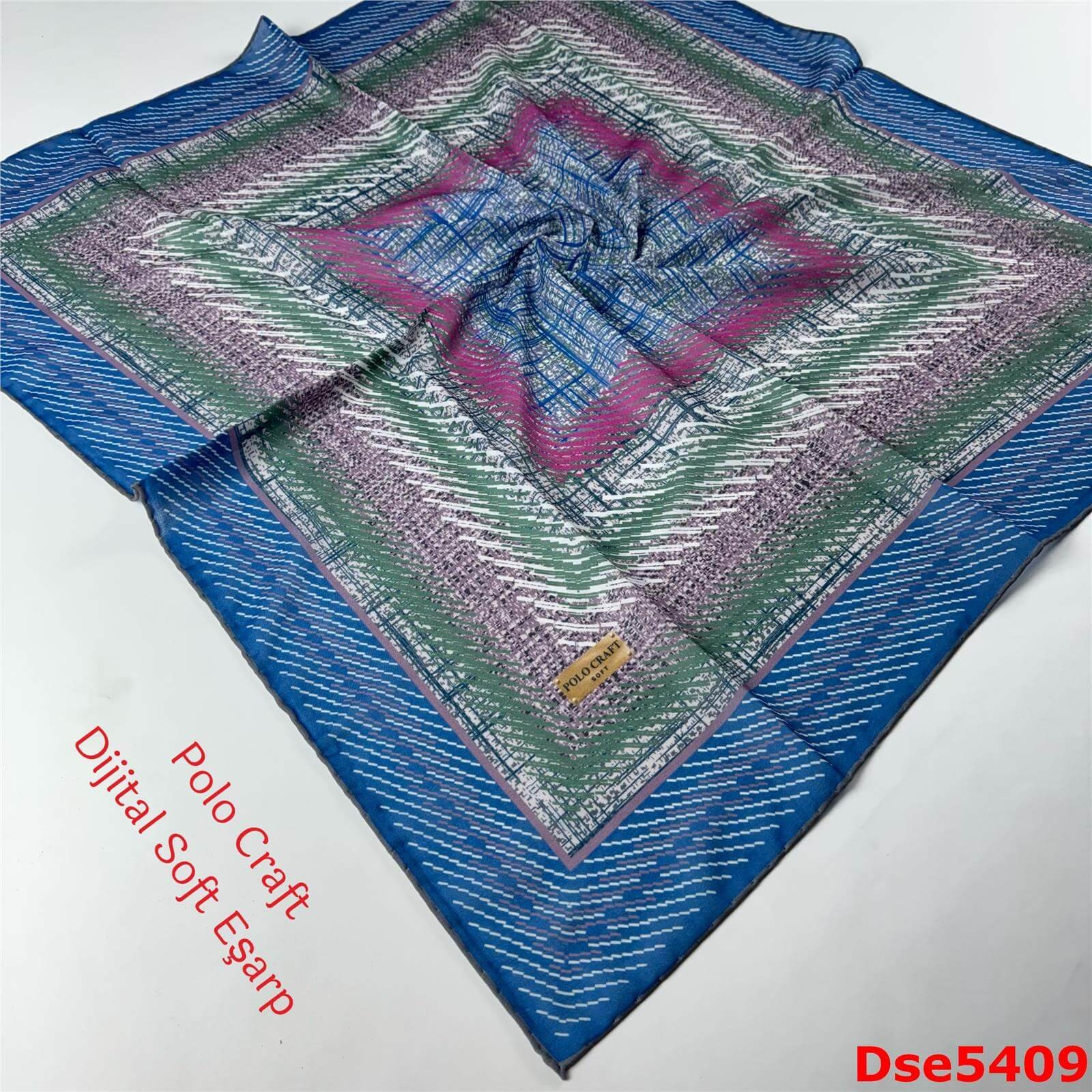 P-124 Polo Craft Dijital Soft Eşarp