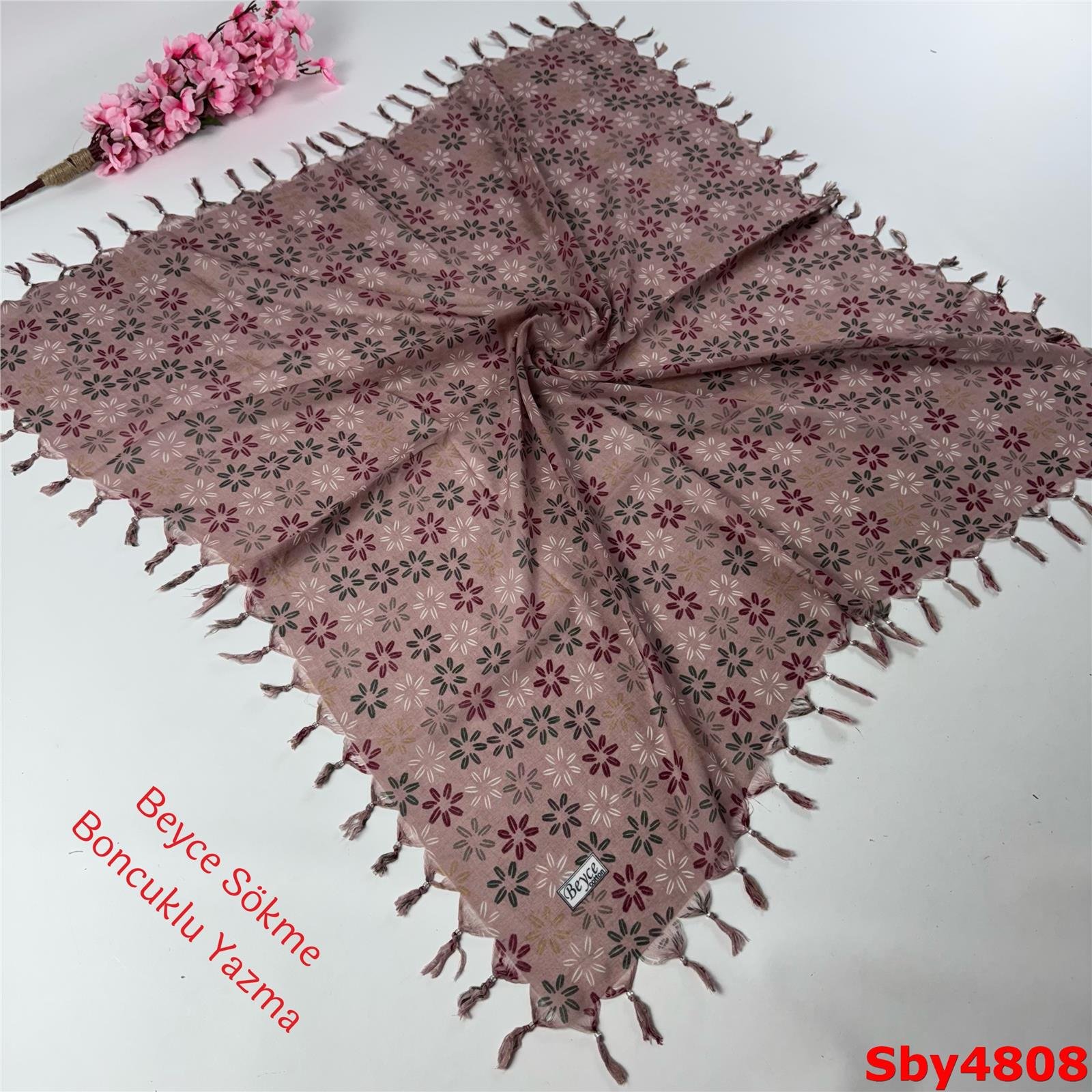 L-058 Beyce Sökme Boncuklu Yazma