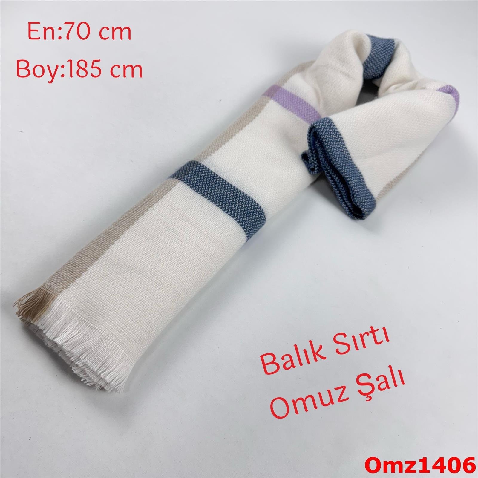 ZY-082 Düz Balıksırtı Omuz Şalı