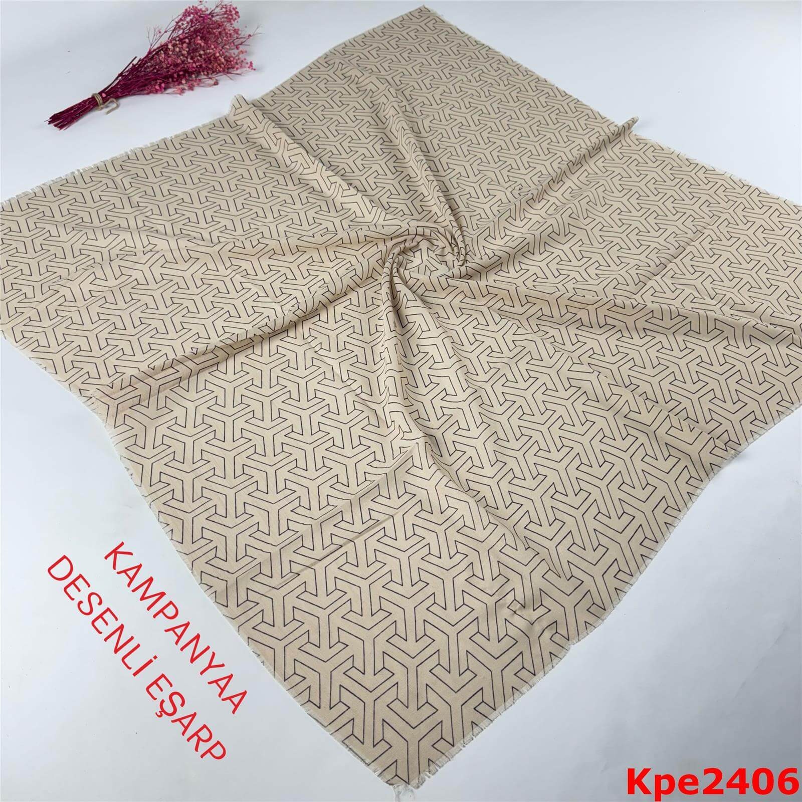 ZK-025 Kampanya Desenli Eşarp