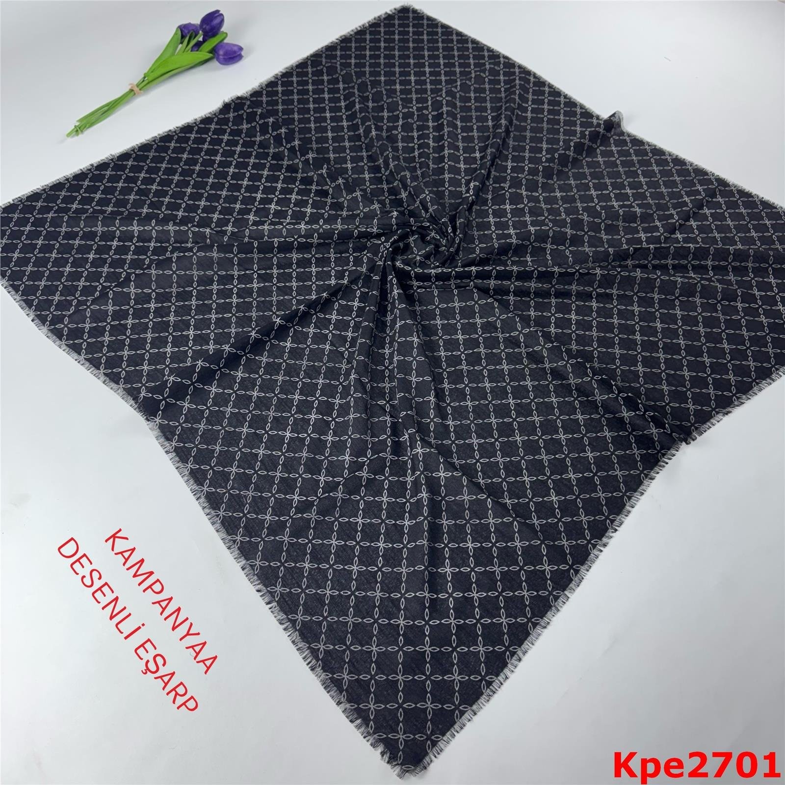 ZK-107 Kampanya Desenli Eşarp