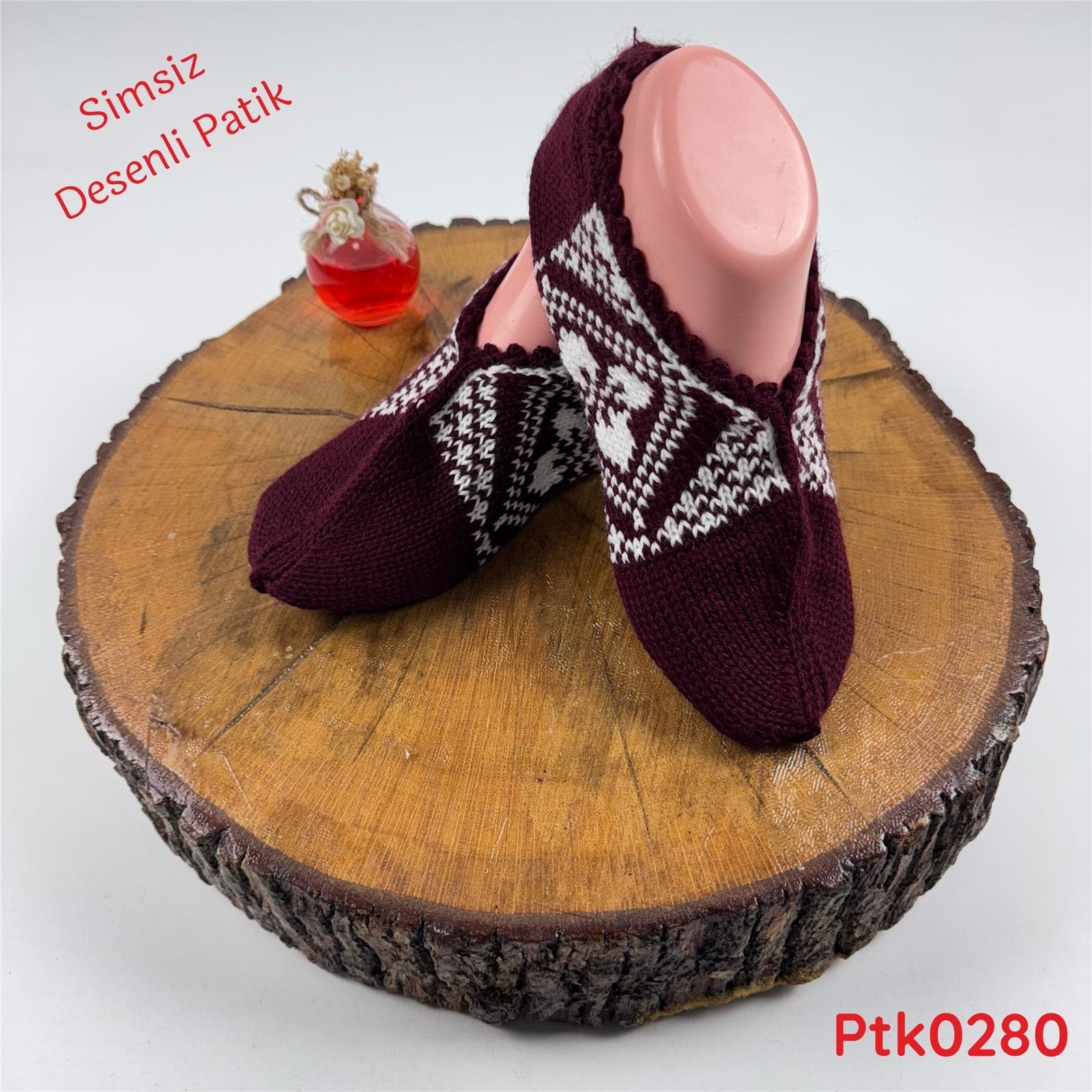 C-067 Simsiz Desenli Patik